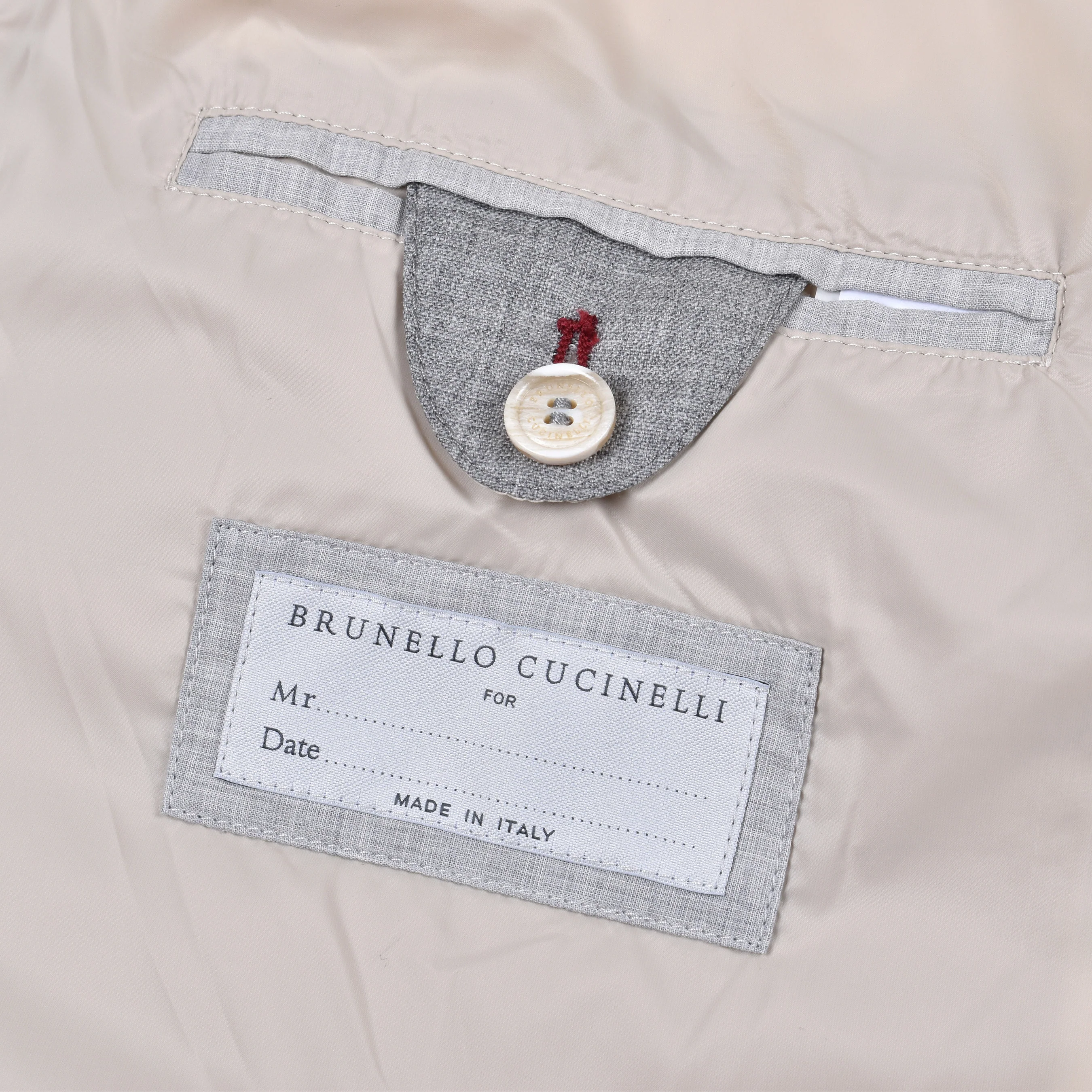 BRUNELLO CUCINELLI MEN'S 100% VIRGIN WOOL ZIP UP QUILTED CASUAL PUFFER VEST - Image 5