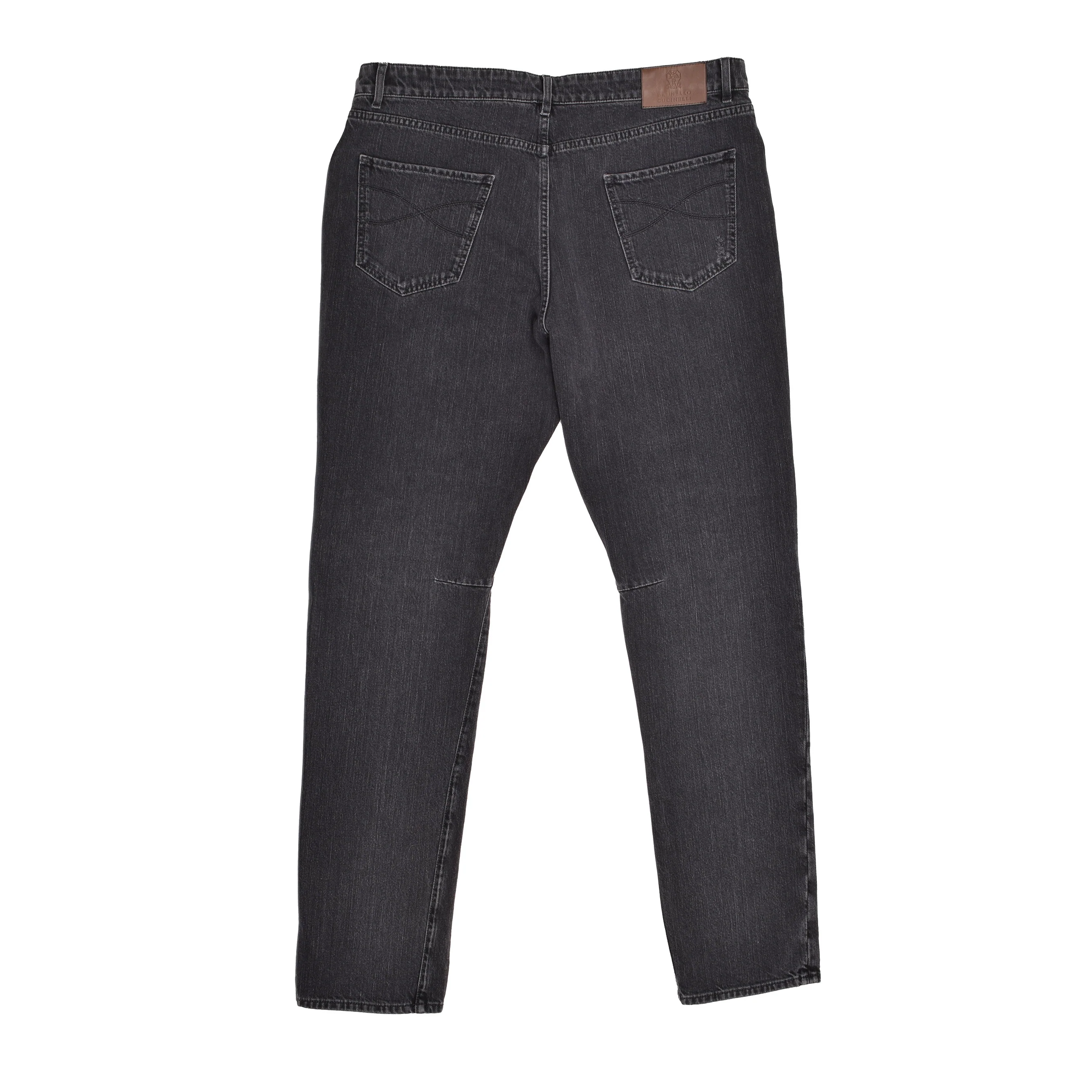 BRUNELLO CUCINELLI MEN'S 5 POCKET DENIM JEANS STYLE LEISURE FIT COTTON PANTS NEW - Image 2