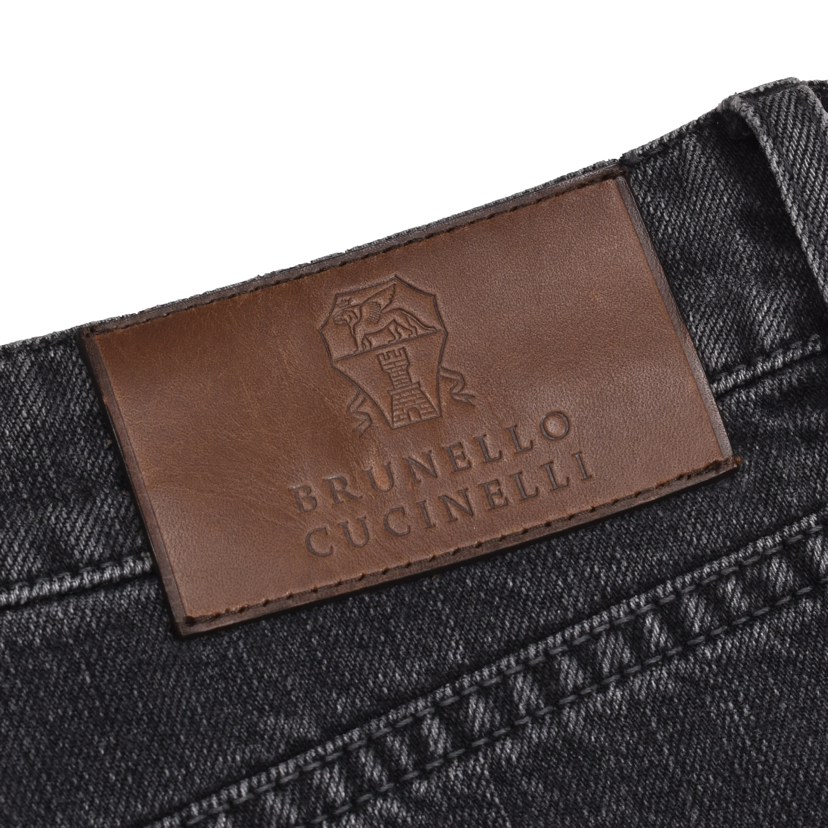 BRUNELLO CUCINELLI MEN'S 5 POCKET DENIM JEANS STYLE LEISURE FIT COTTON PANTS NEW - Image 4