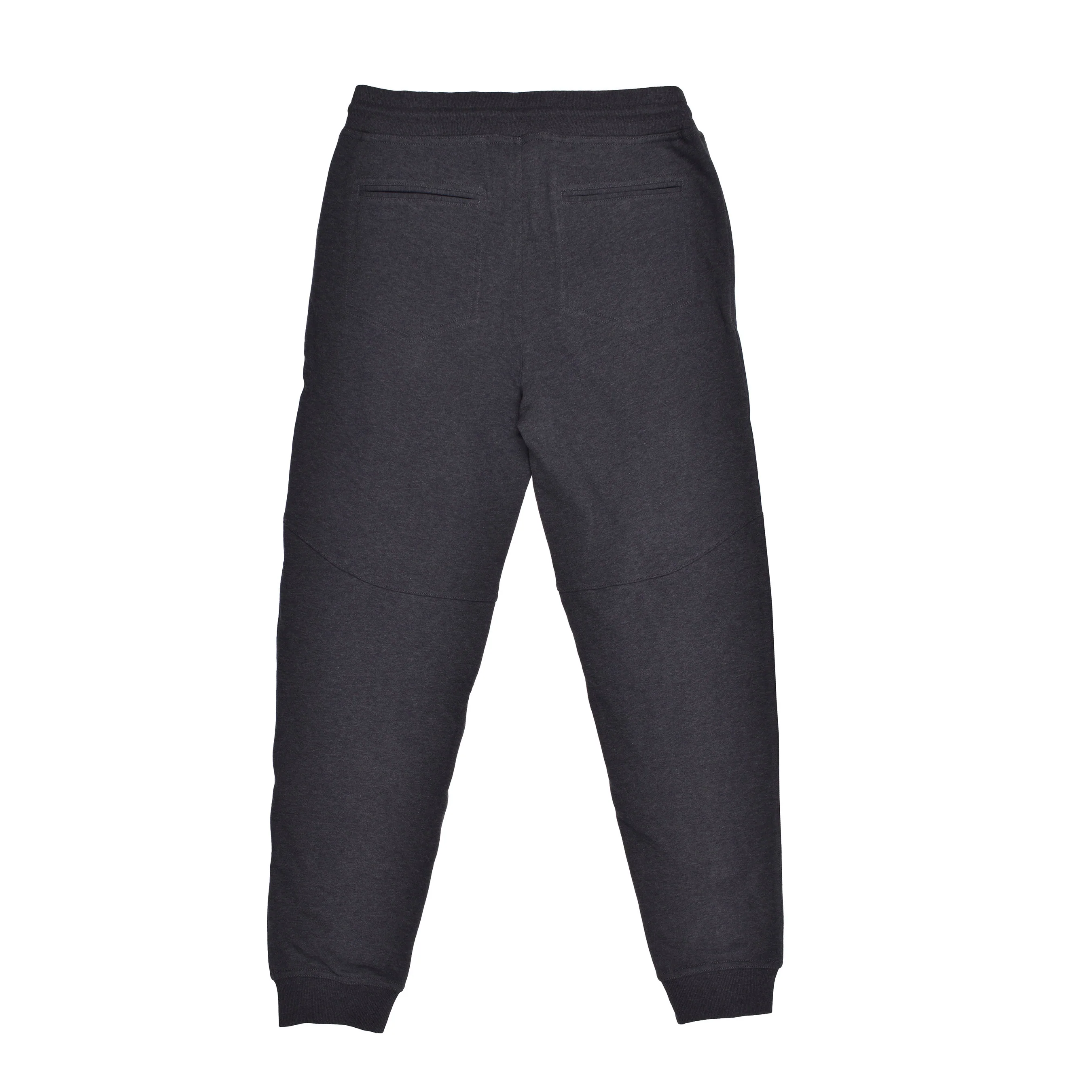 BRUNELLO CUCINELLI MEN'S ANTHRACITE TWO-TONE ATHLETIC TROUSERS - Image 2