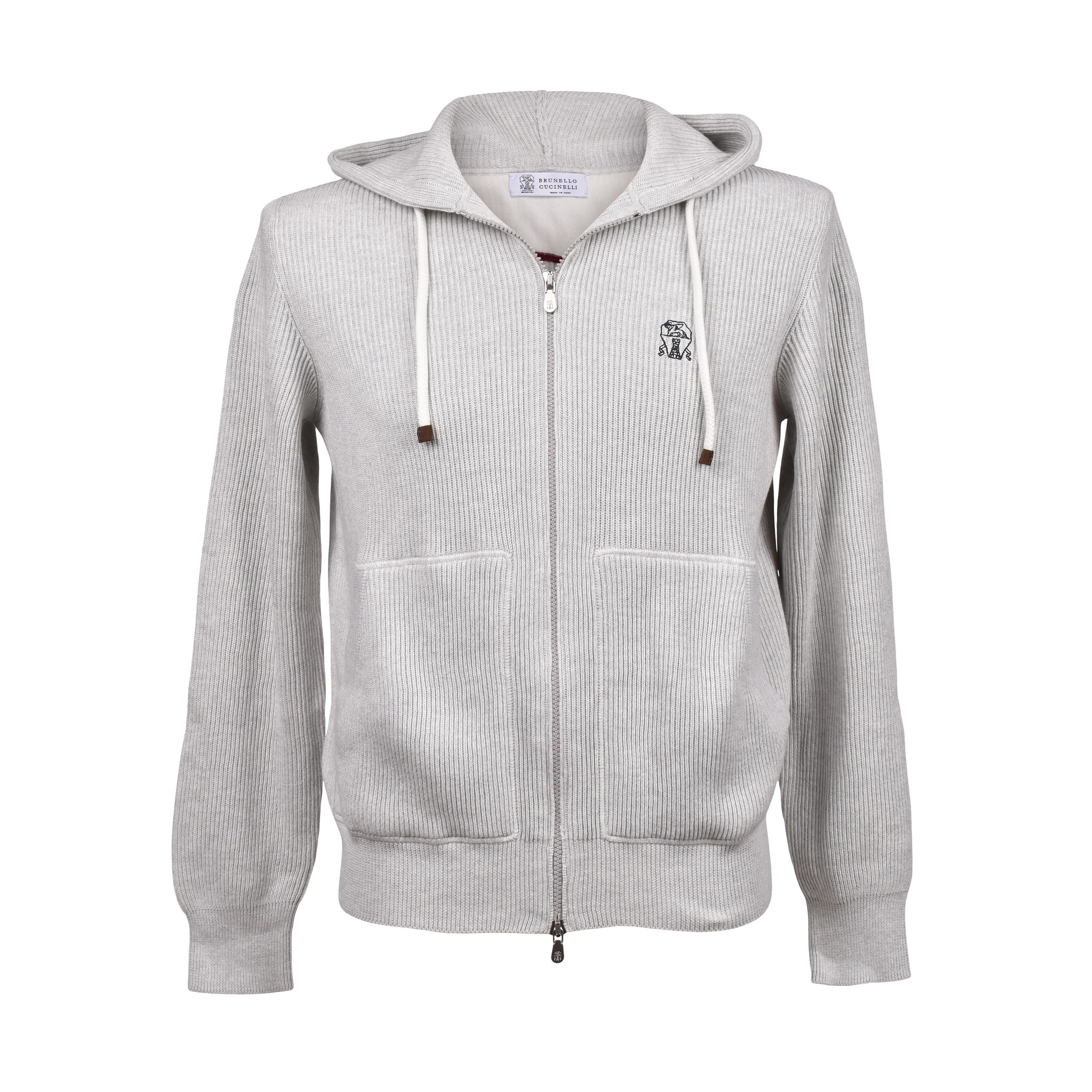 BRUNELLO CUCINELLI MEN'S ATHLETHIC STYLE LOGO HOODIE / SWEATER NEW