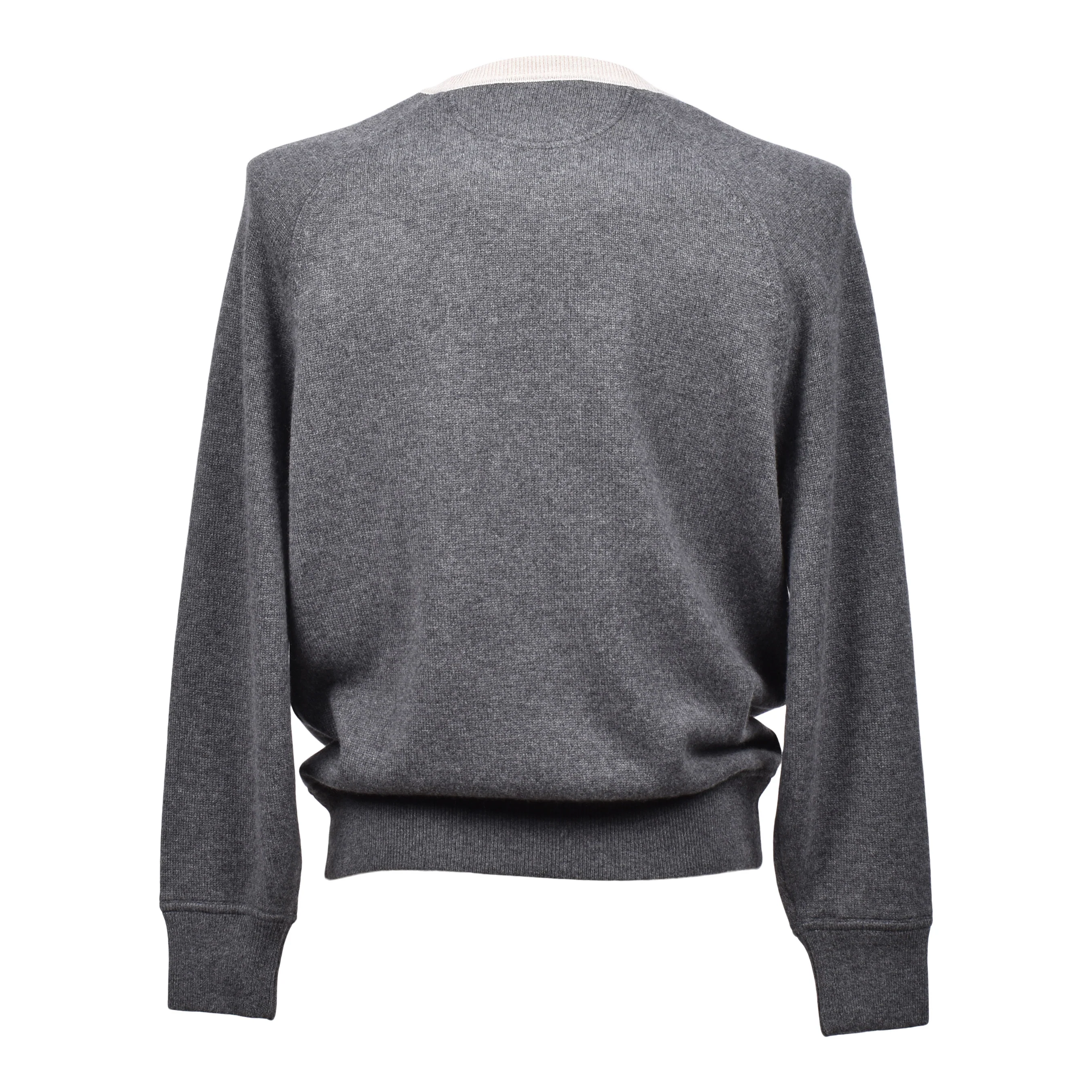 BRUNELLO CUCINELLI MEN'S ATHLETIC GYM TOM STYLE 100% CASHMERE SWEATER / PULLOVER - Image 2