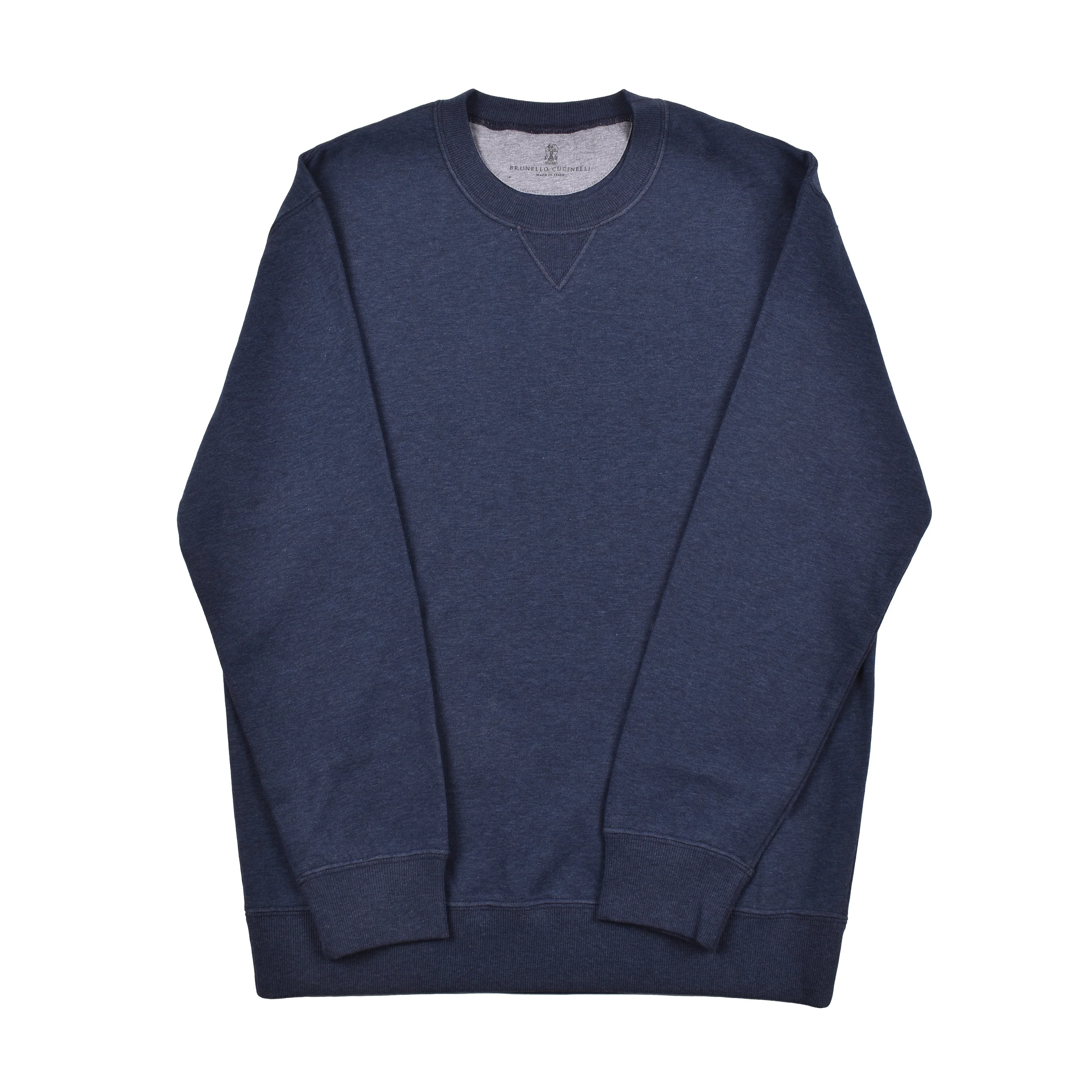 BRUNELLO CUCINELLI MEN'S ATHLETIC STYLE CREW NECK GYM TOP SWEATSHIRT NEW - Image 3