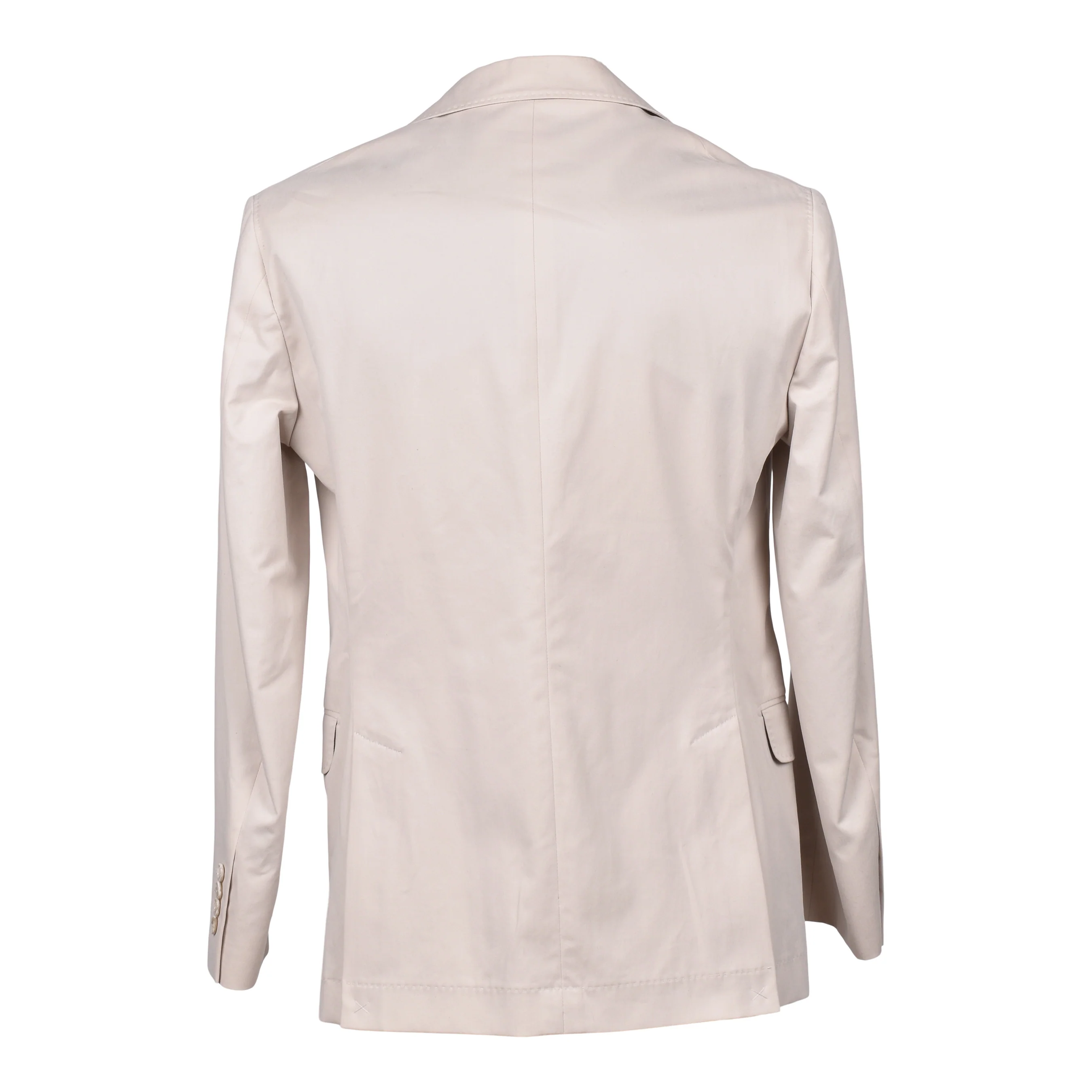 BRUNELLO CUCINELLI MEN'S BEIGE THREE-BUTTON CASUAL SUIT - Image 2