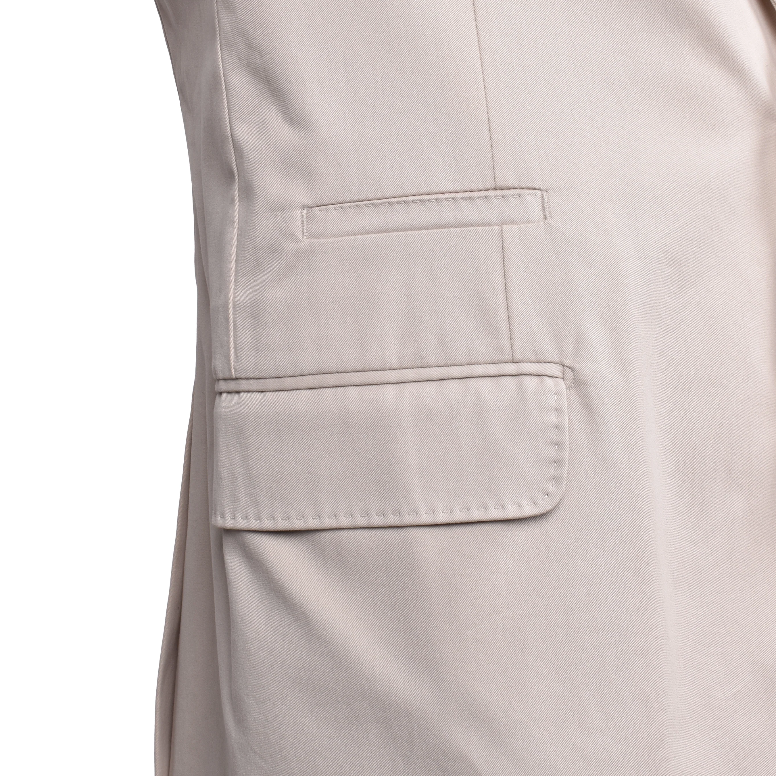 BRUNELLO CUCINELLI MEN'S BEIGE THREE-BUTTON CASUAL SUIT - Image 5