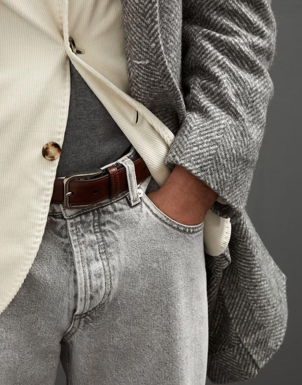 BRUNELLO CUCINELLI MEN'S BELT MAURN344_C8426 NWT - Image 3