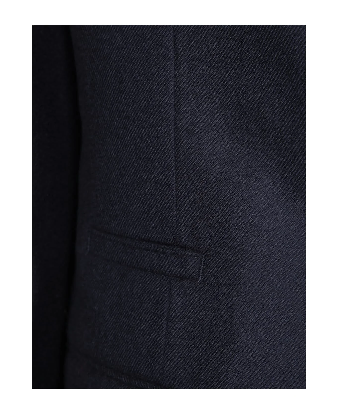 BRUNELLO CUCINELLI MEN'S NAVY DECONSTRUCTED BLAZER WITH LINING - Image 3