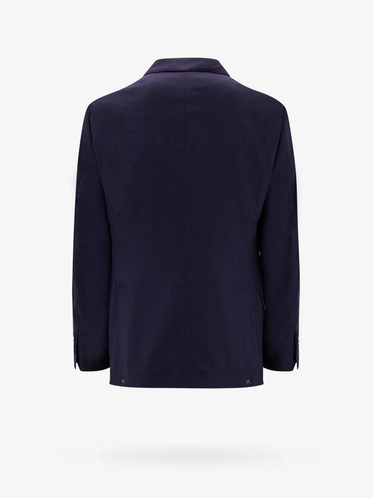 BRUNELLO CUCINELLI MEN'S BLUE WOOL SILK TAILORED SUIT - Image 2