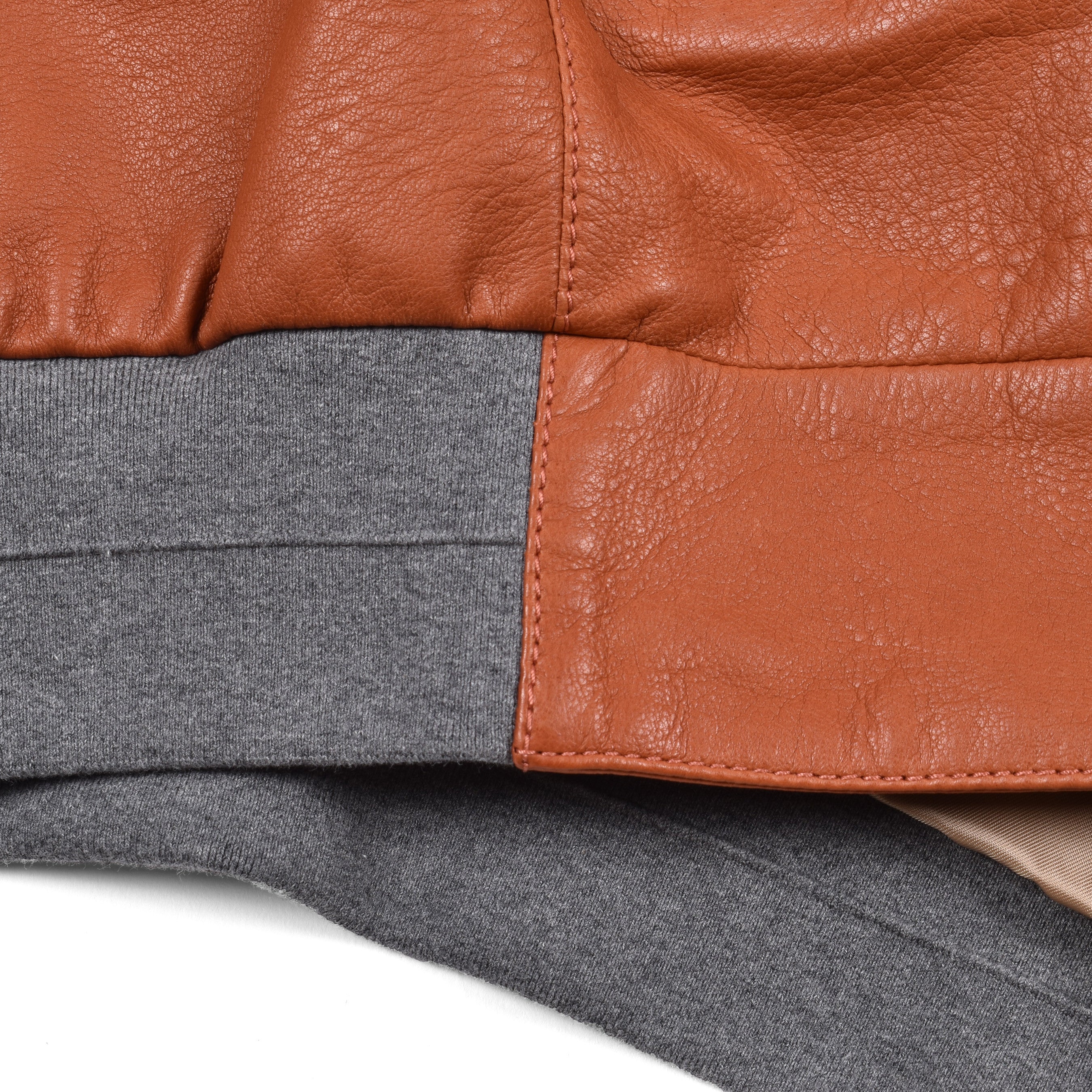 BRUNELLO CUCINELLI MEN'S BOMBER STYLE 100% GENUINE LEATHER JACKET/OUTERWEAR NEW - Image 4