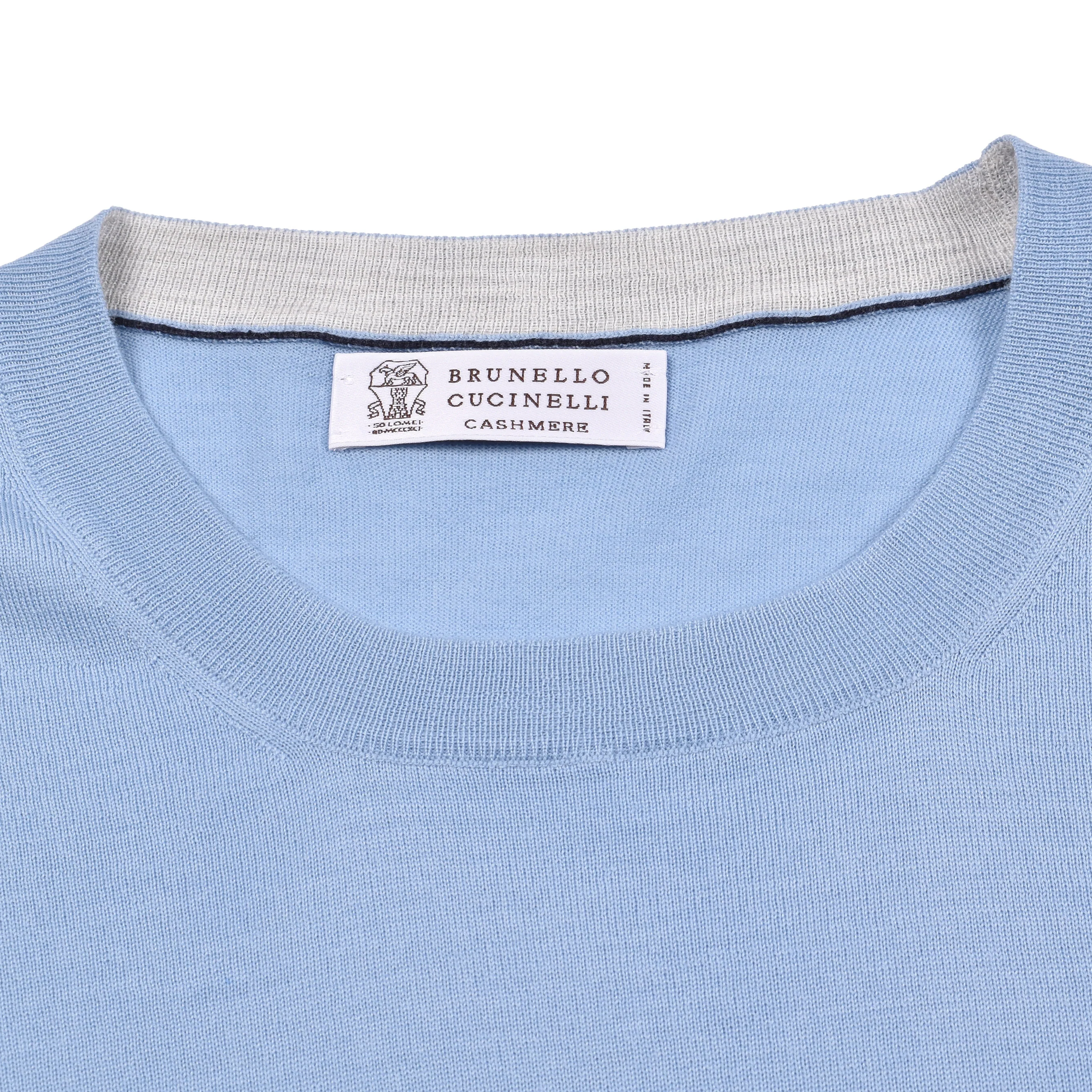 BRUNELLO CUCINELLI MEN'S CASHMERE BLEND CREW NECK CASUAL SWEATER/PULLOVER NEW - Image 5