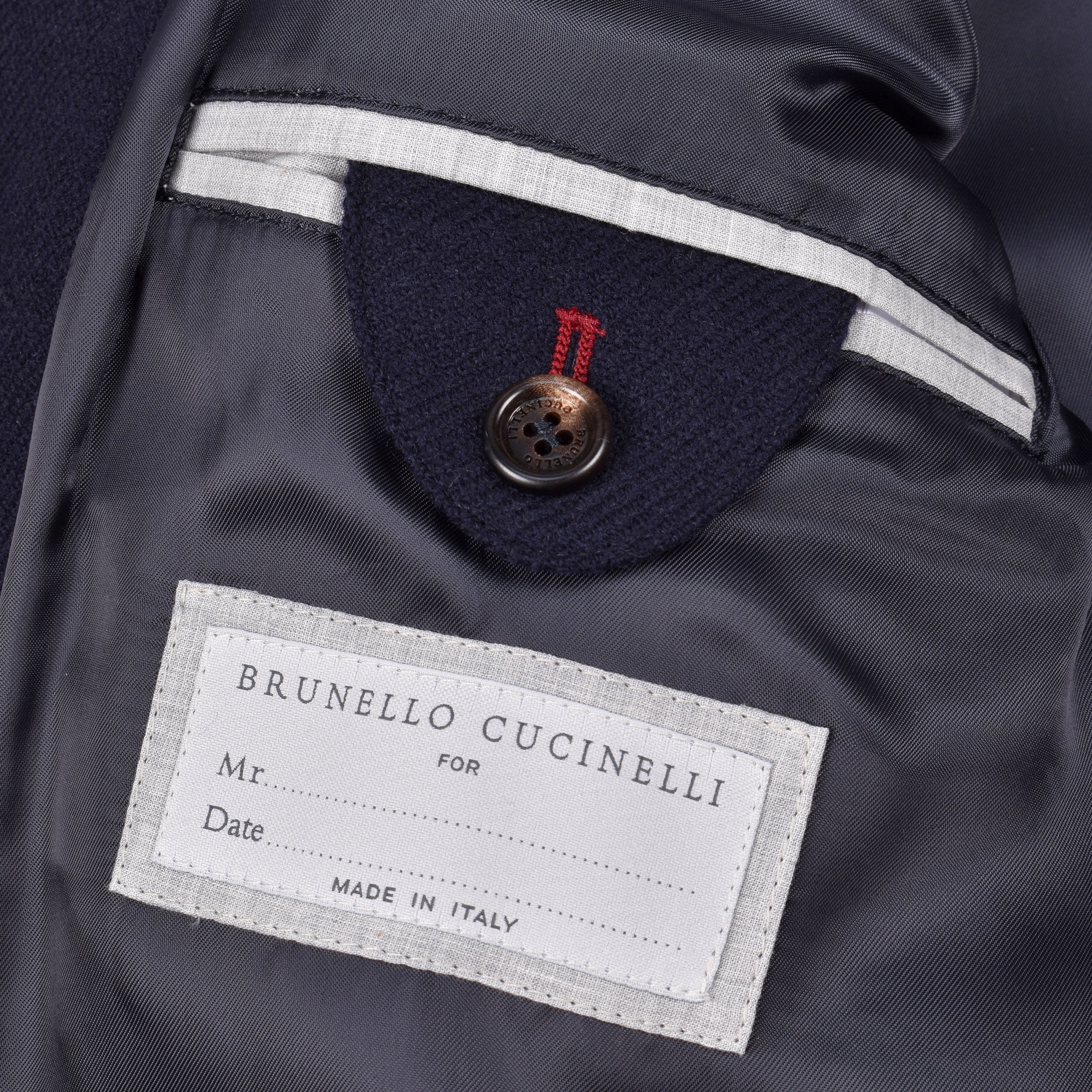 BRUNELLO CUCINELLI MEN'S CASHMERE PEA COAT STYLE OVERCOAT /JACKET - Image 6
