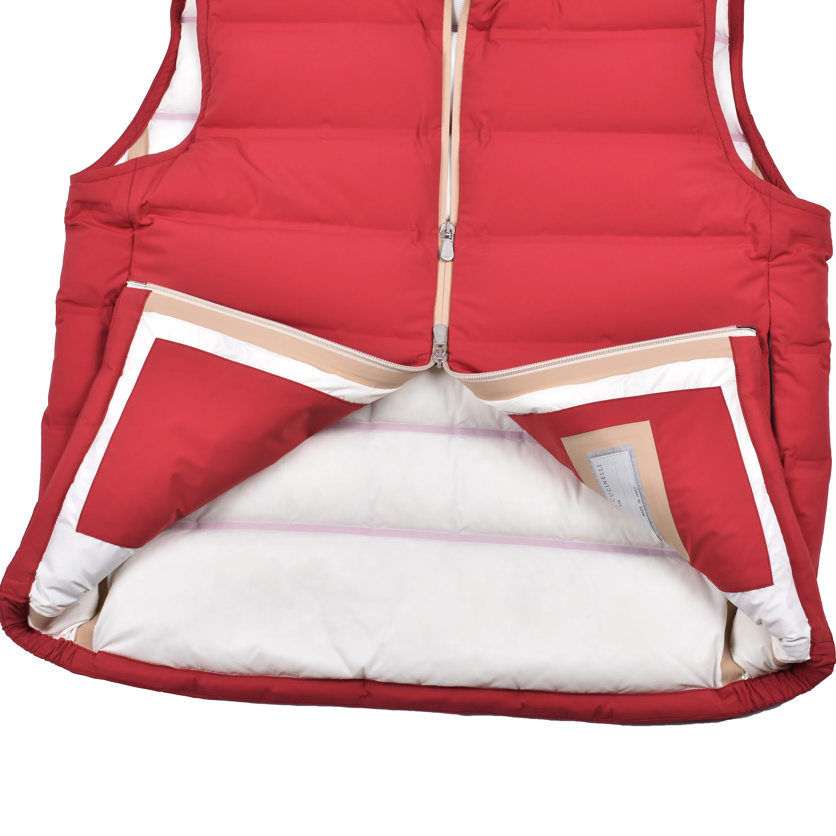 BRUNELLO CUCINELLI MEN'S CASUAL ATHLETIC QUILTED PUFFER VEST/OUTERWEAR NEW - Image 5