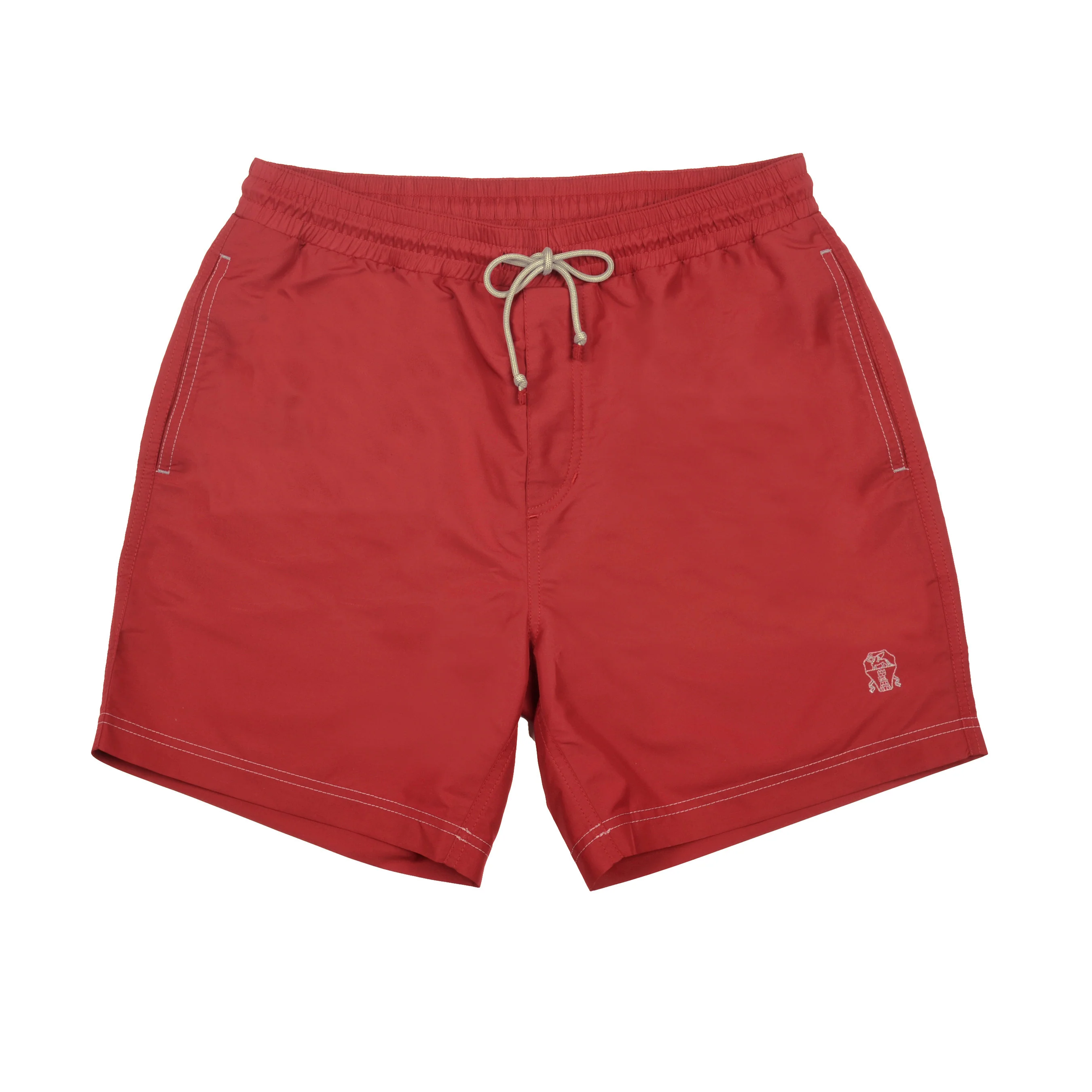 BRUNELLO CUCINELLI MEN'S CASUAL LOGO SWIM SHORTS / TRUNKS NEW