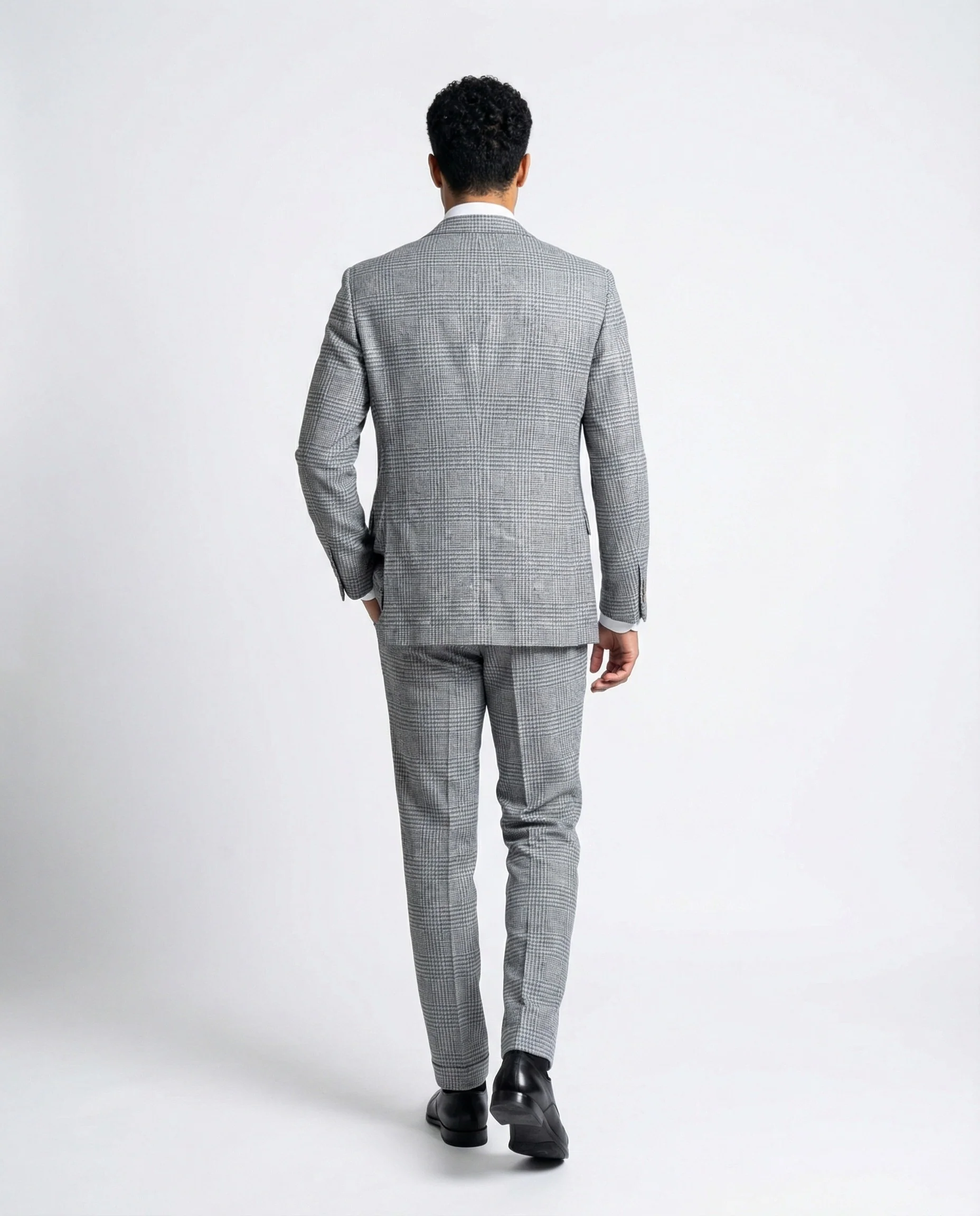 BRUNELLO CUCINELLI MEN'S CELESTE WOOL BLEND LEISURE SUIT - Image 2