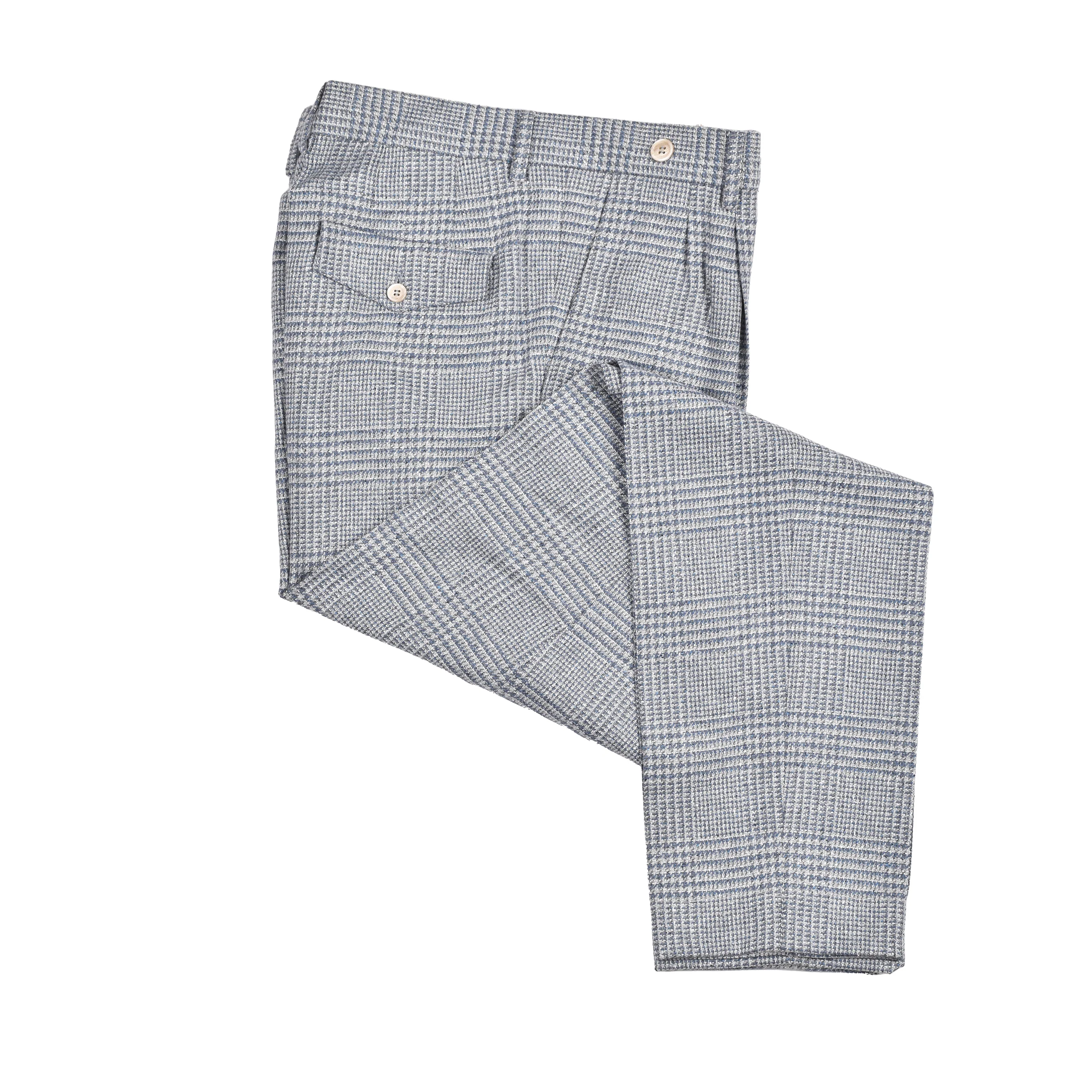 BRUNELLO CUCINELLI MEN'S CELESTE WOOL BLEND LEISURE SUIT - Image 8