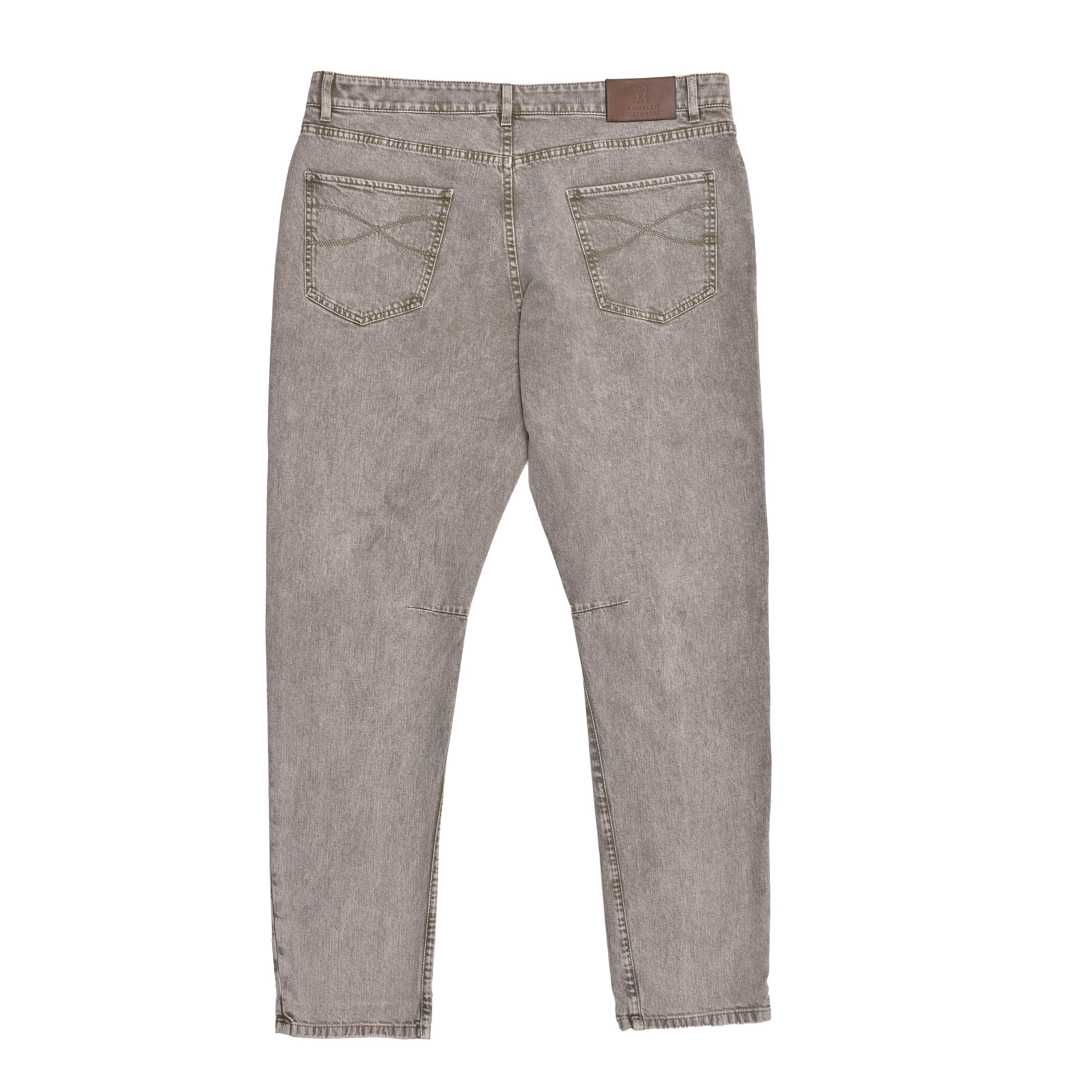 BRUNELLO CUCINELLI MEN'S CLASSIC FIVE POCKET DENIM JEAN PANTS - Image 2