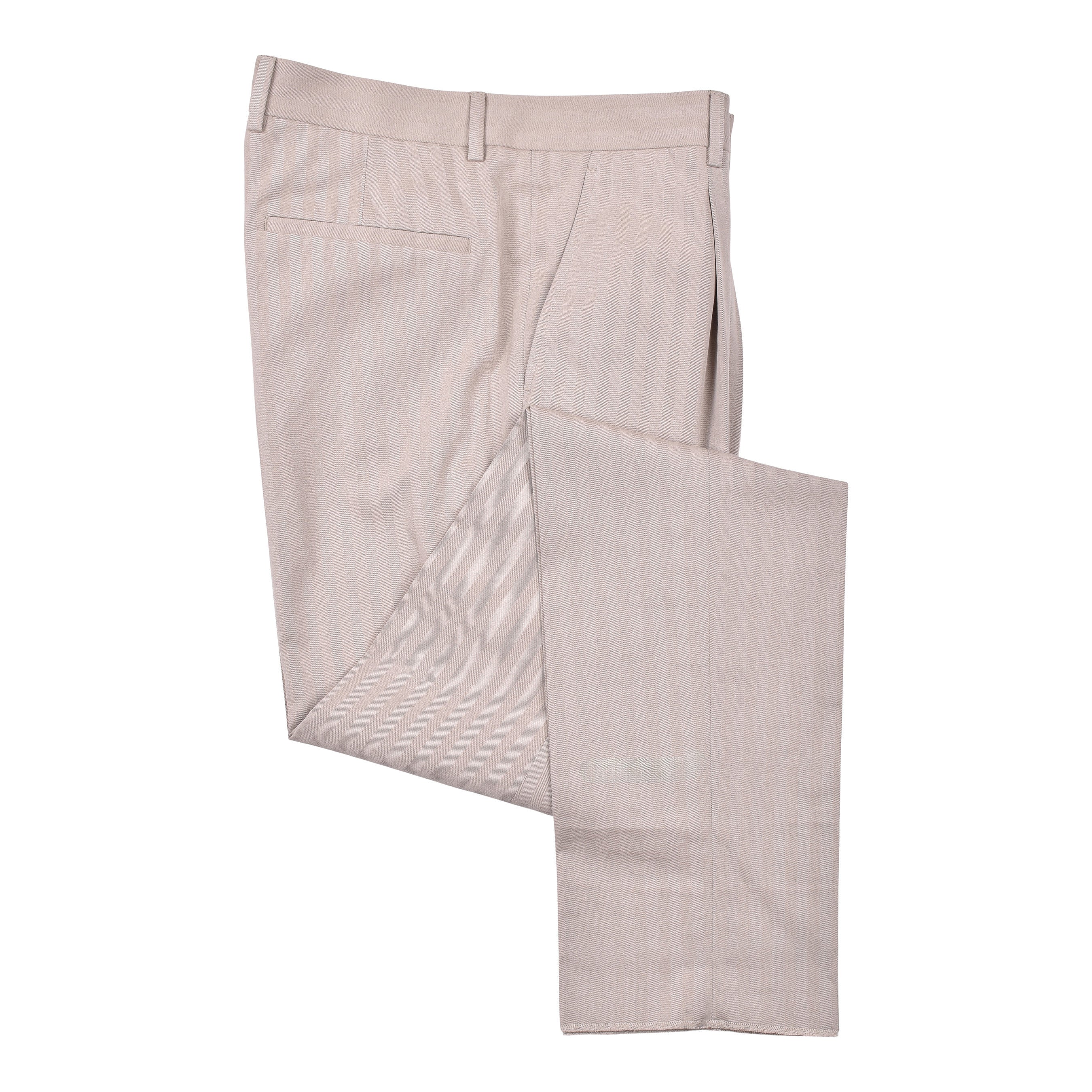 BRUNELLO CUCINELLI MEN'S TAUPE DOUBLE-BREASTED SUIT JACKET - Image 7