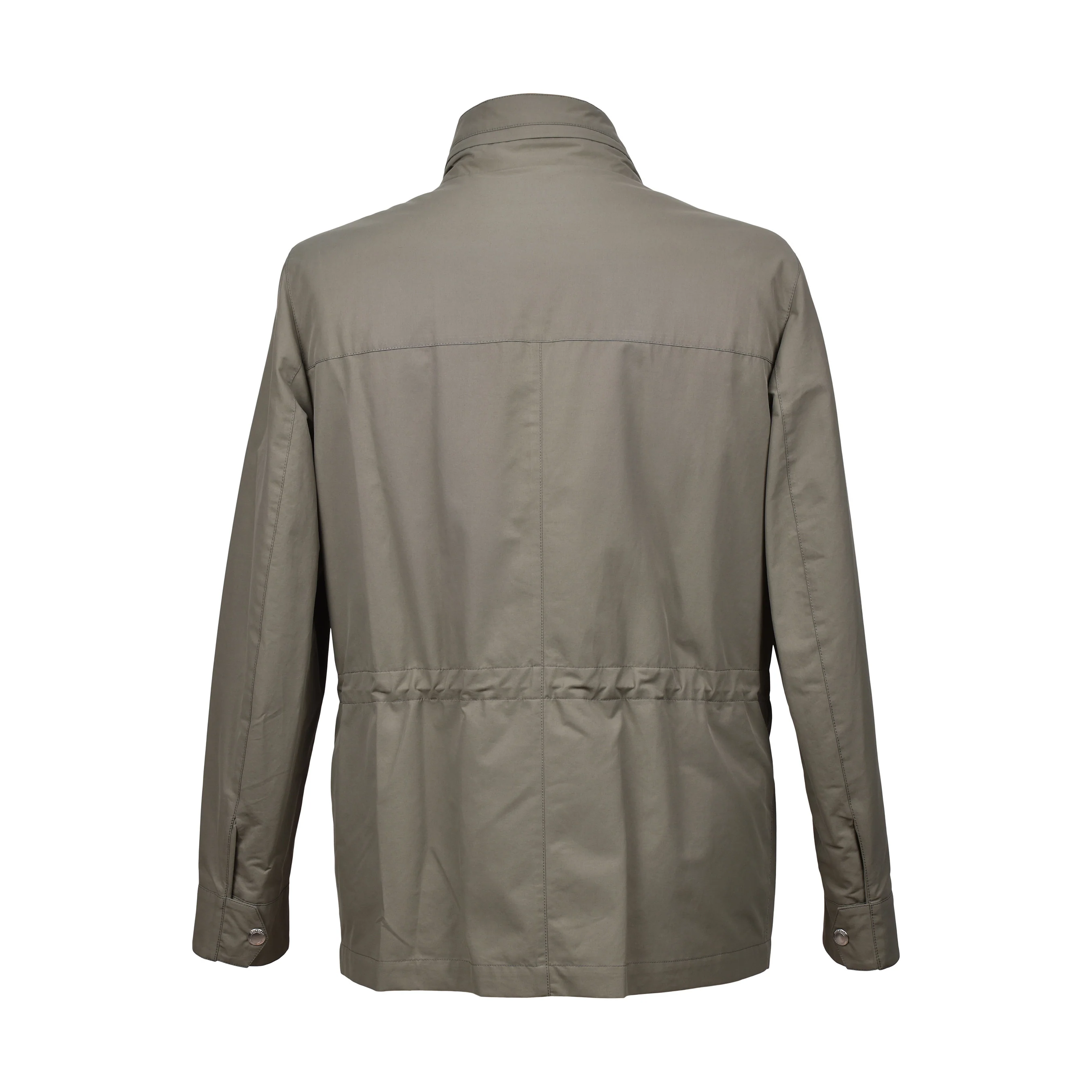 BRUNELLO CUCINELLI MEN'S COTTON BLEND REMOVABLE DUAL LAYER JACKET / OVERCOAT - Image 2