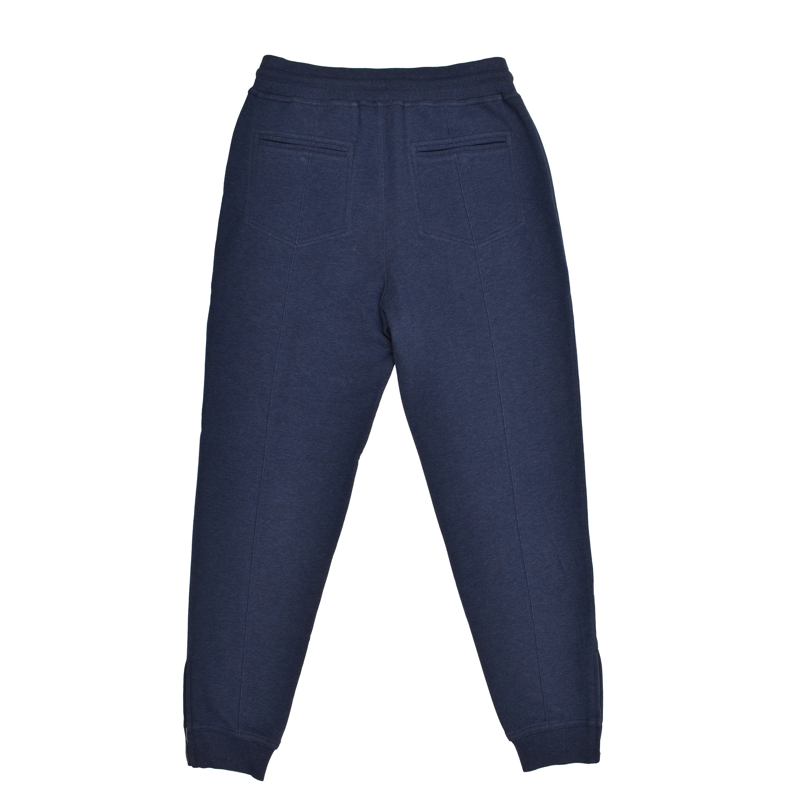 BRUNELLO CUCINELLI MEN'S COTTON DEEP BLIE ATHLETHIC FASHION GYM PANTS - Image 2