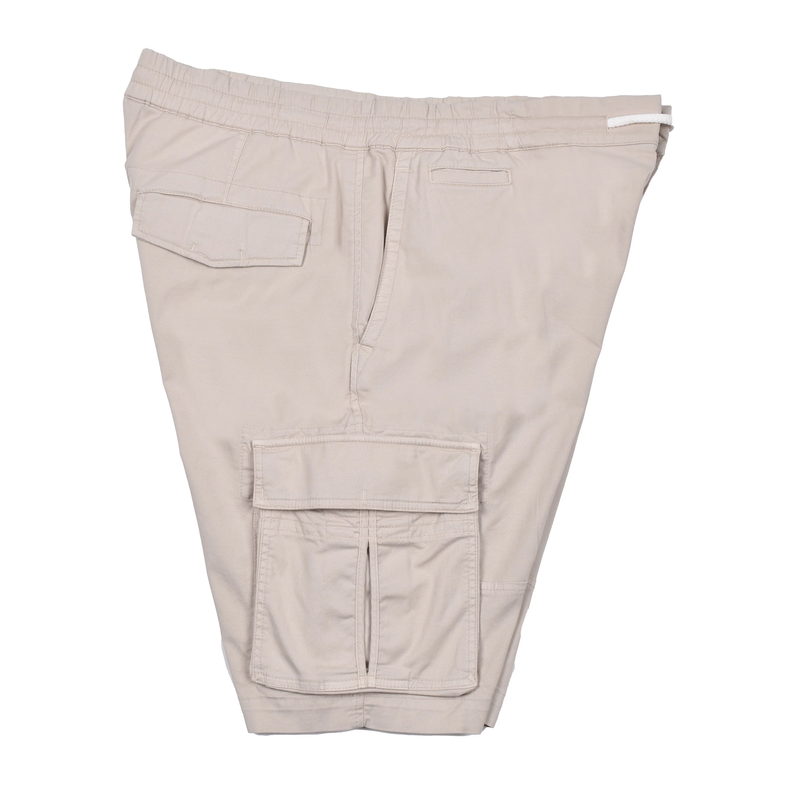 BRUNELLO CUCINELLI MEN'S COTTON MULTI POCKET CASUAL CARGO SHORTS - Image 3