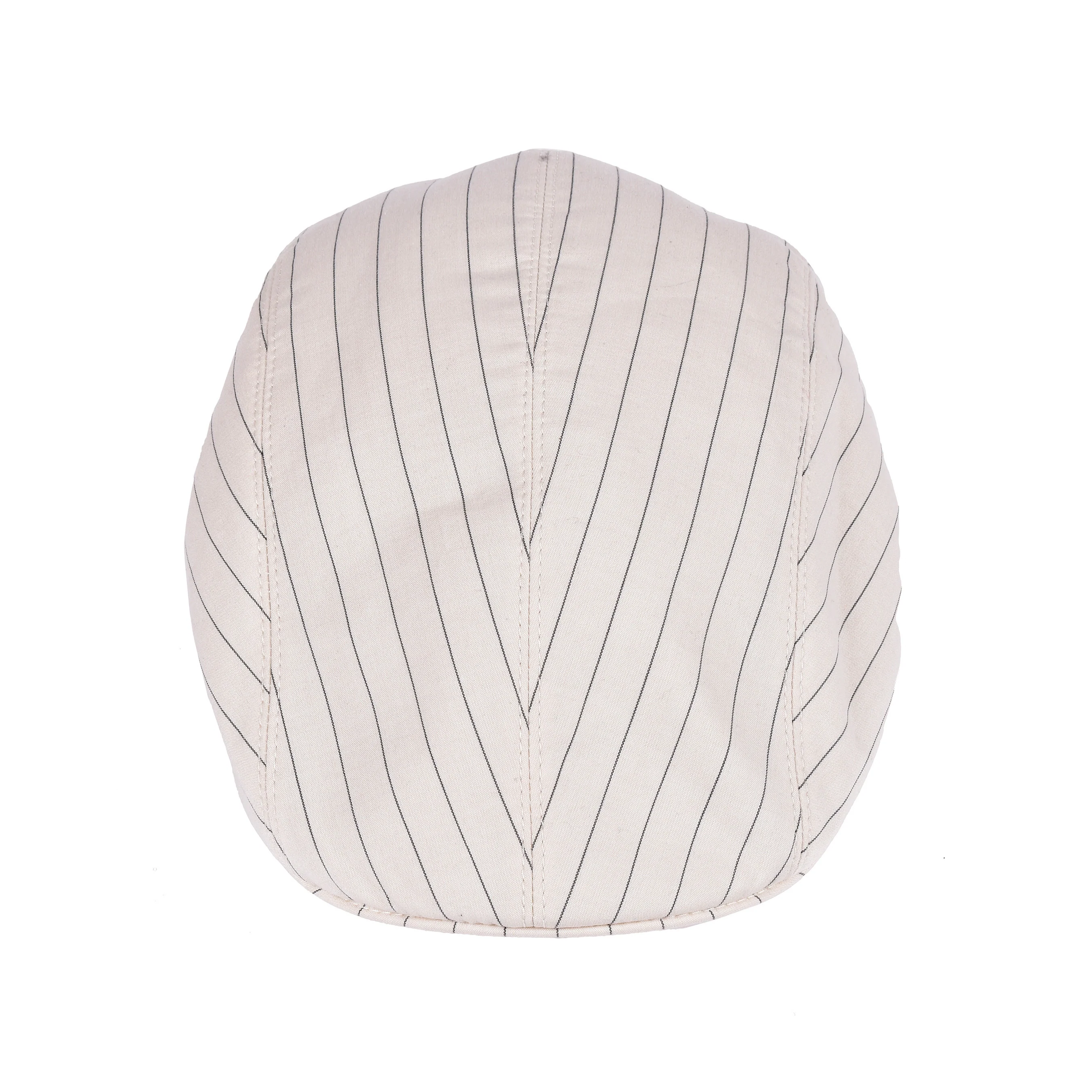 BRUNELLO CUCINELLI MEN'S COTTON OFF WHITE CASUAL FLAT HAT