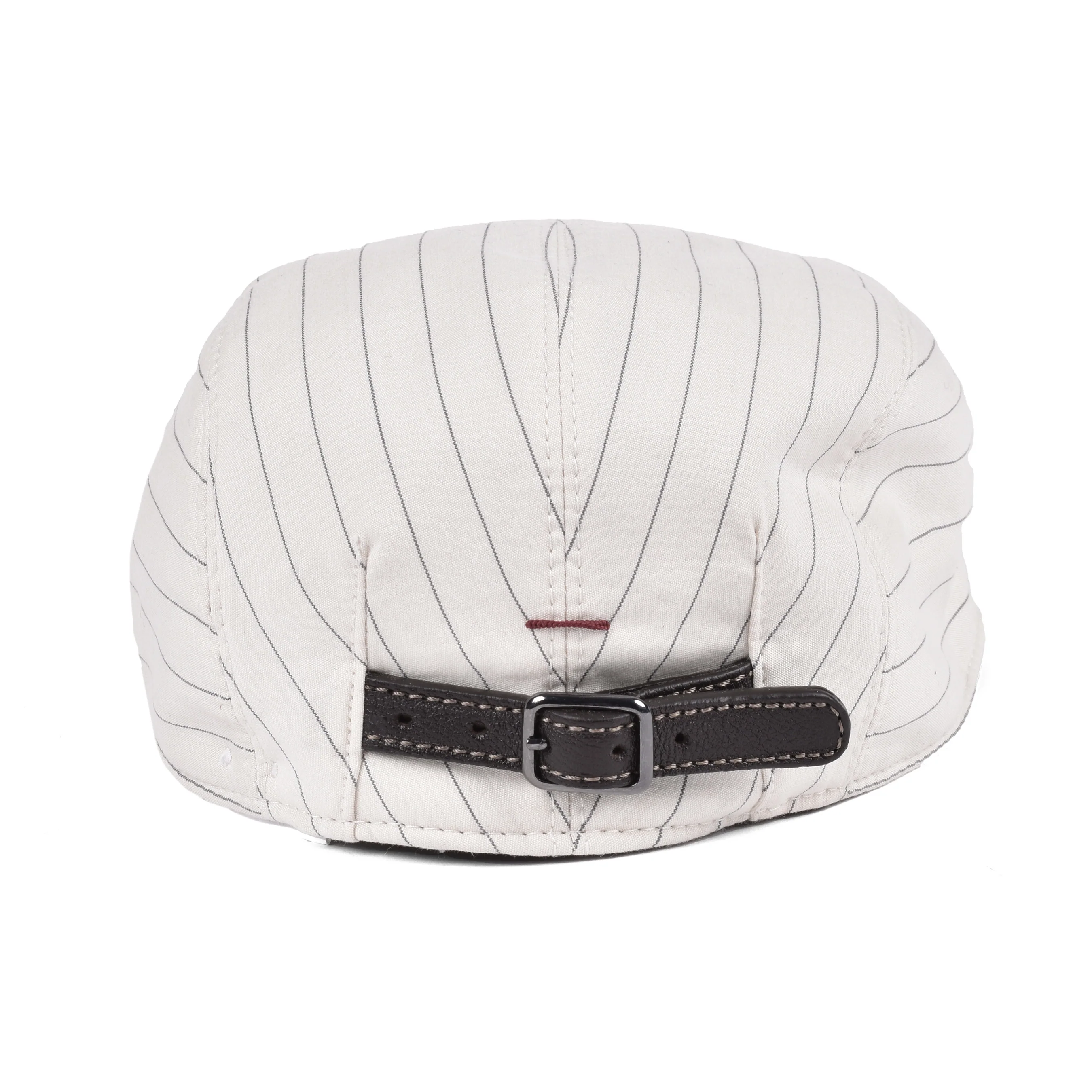 BRUNELLO CUCINELLI MEN'S COTTON OFF WHITE CASUAL FLAT HAT - Image 3