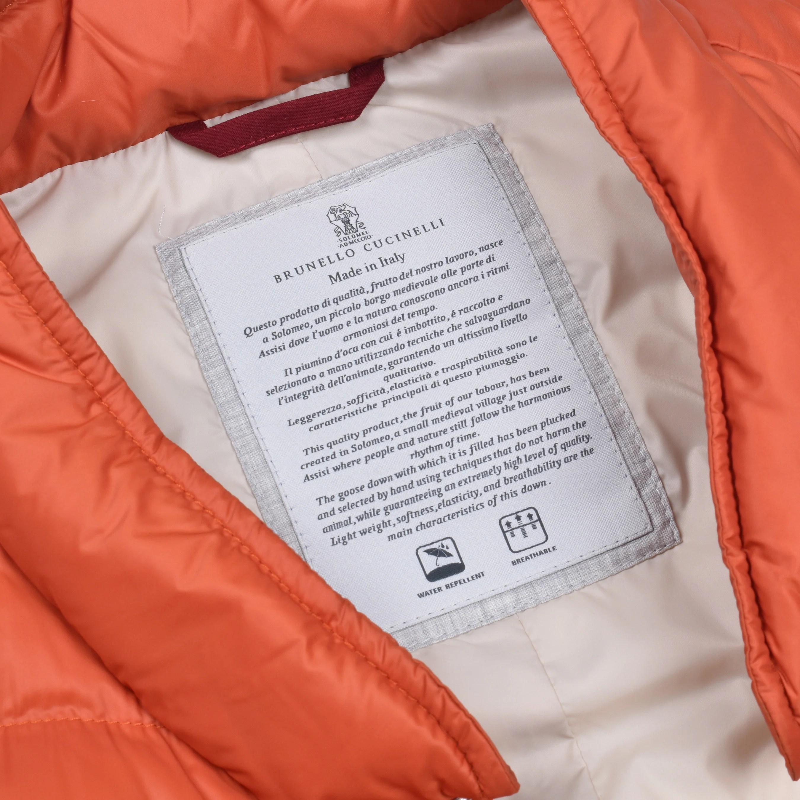BRUNELLO CUCINELLI MEN'S DOWN FILLED QUILTED PUFFER VEST - Image 3