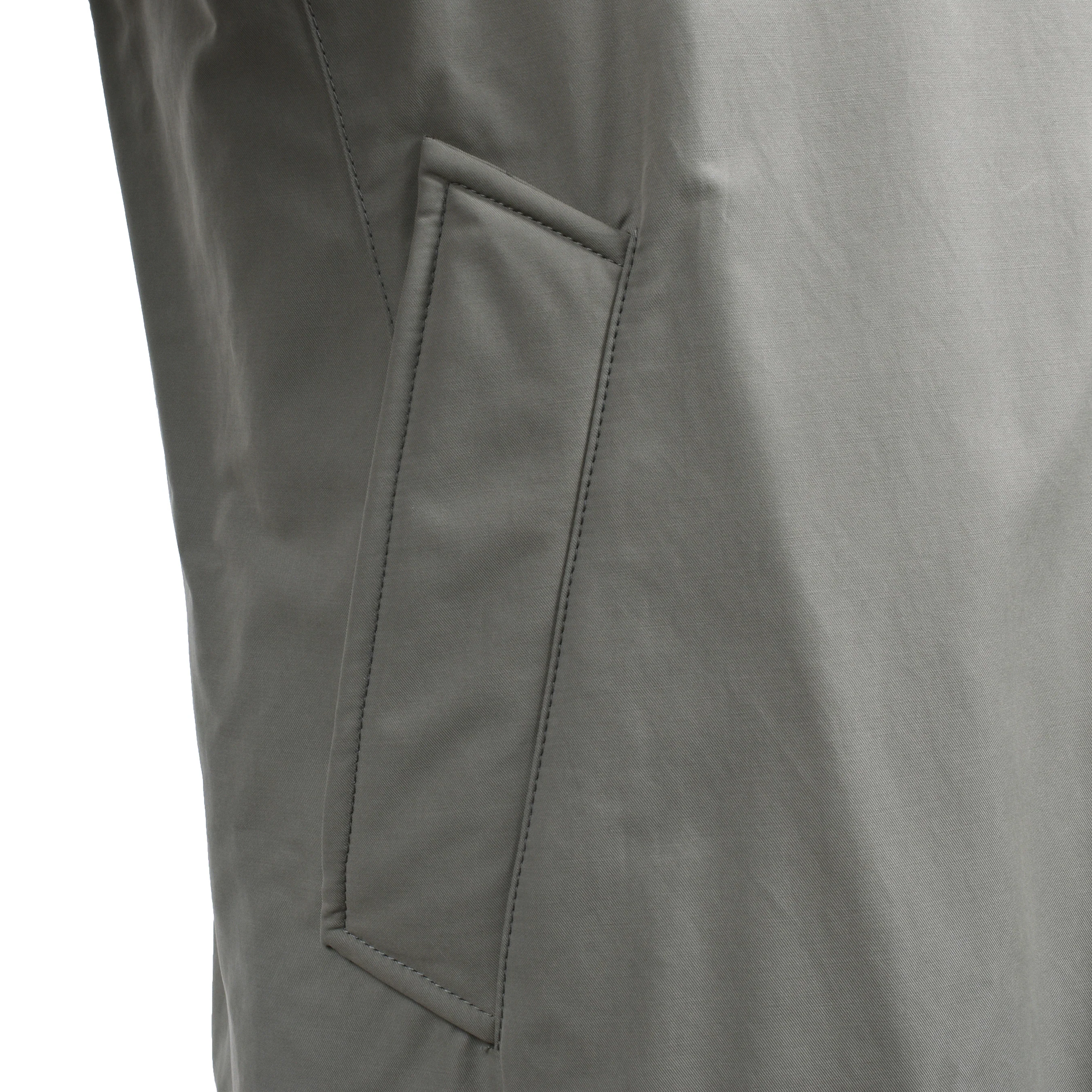BRUNELLO CUCINELLI MEN'S KAKI DOWN-FILLED TRENCH COAT - Image 3