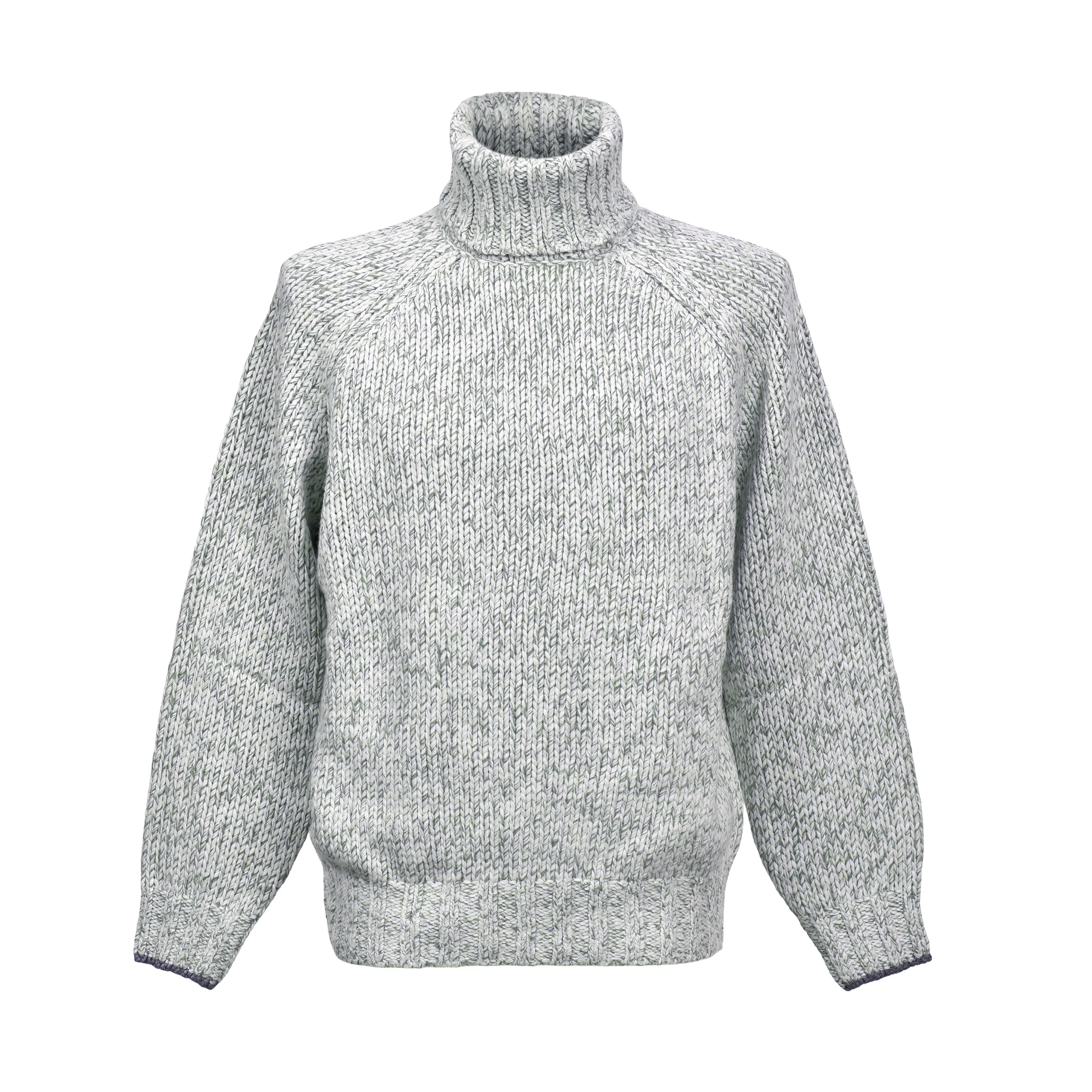 BRUNELLO CUCINELLI MEN'S HEAVY KNIT CASHMERE TURTLE NECK SWEATER /PULLOVER - Image 3