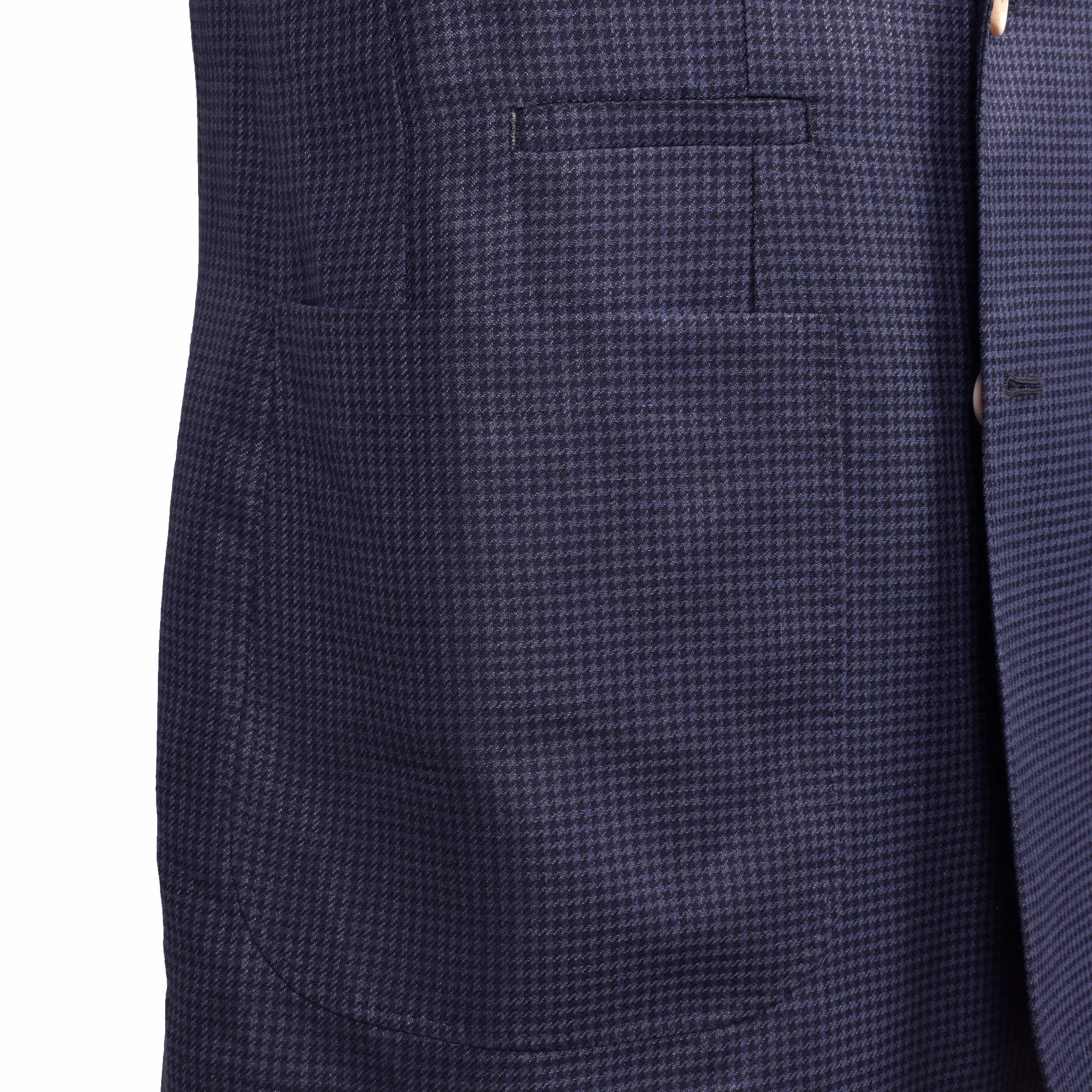 BRUNELLO CUCINELLI MEN'S HOUND'S TOOTH 3 BUTTON DOUBLE BREASTED CASUAL SUIT NEW - Image 3