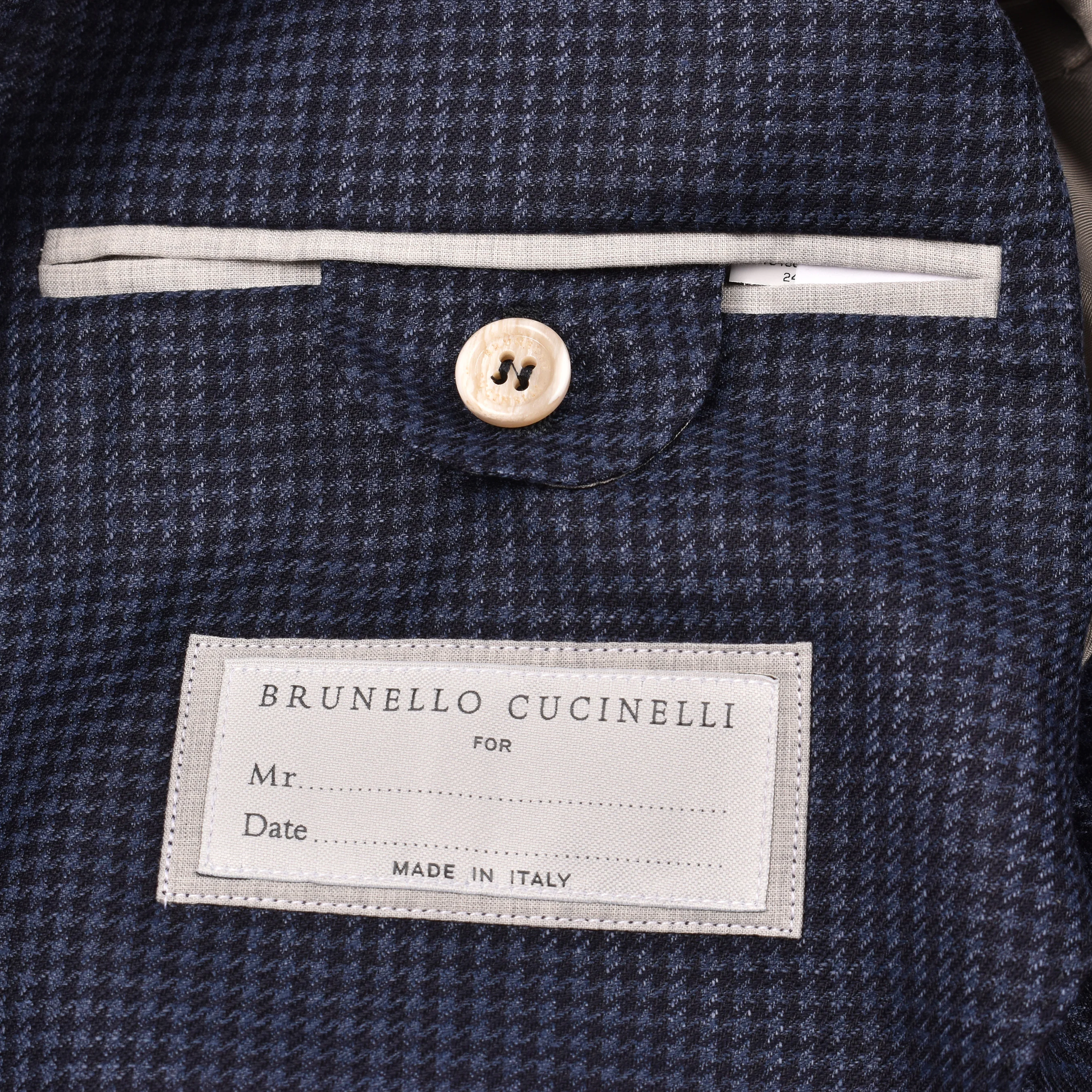 BRUNELLO CUCINELLI MEN'S HOUND'S TOOTH 3 BUTTON DOUBLE BREASTED CASUAL SUIT NEW - Image 6