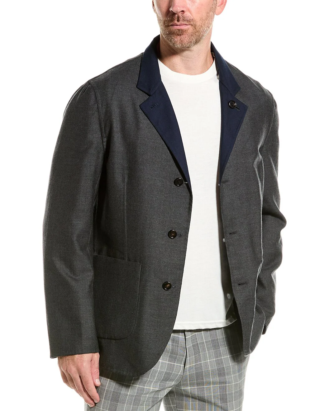 BRUNELLO CUCINELLI MEN'S JACKET MQ4389920_C100 NWT