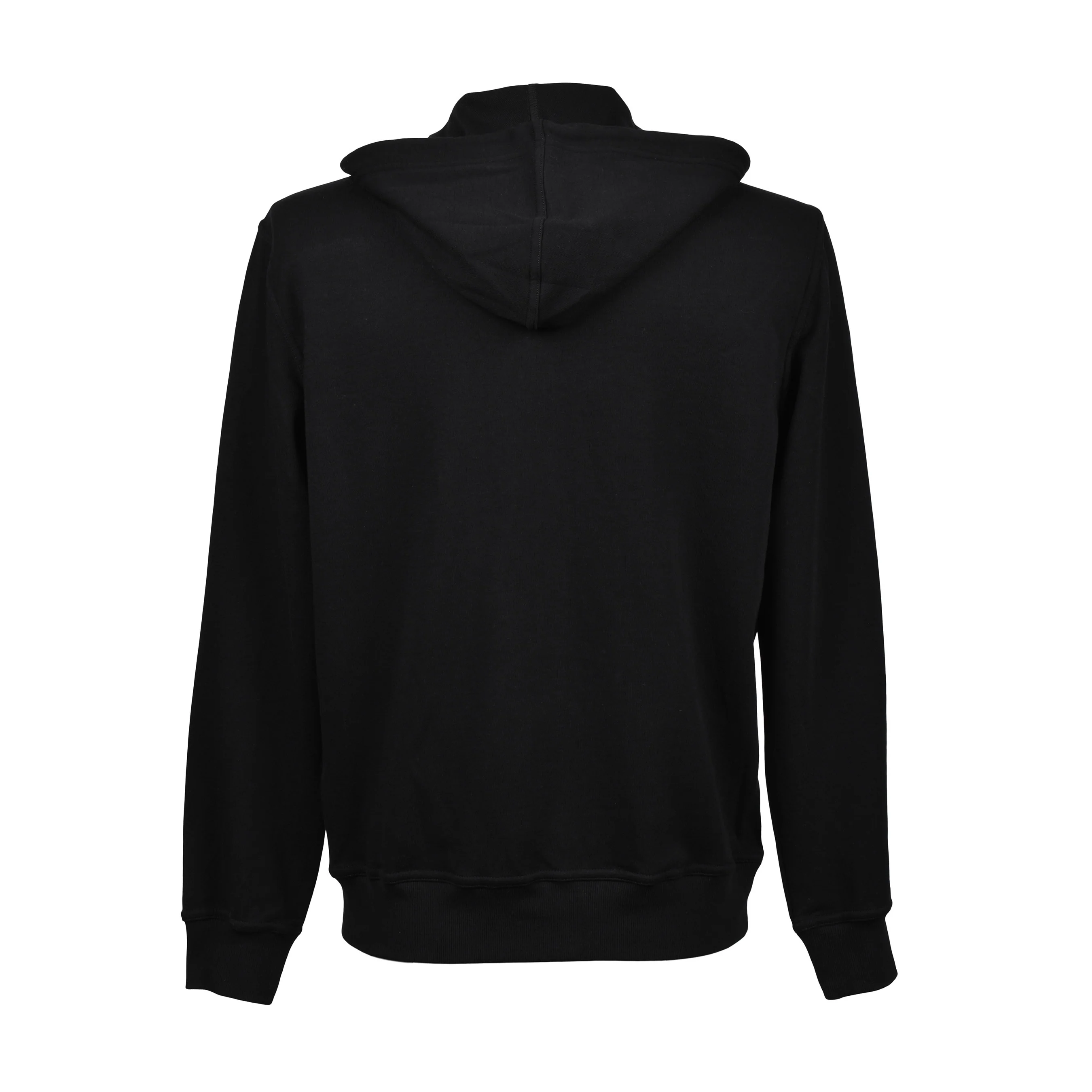 BRUNELLO CUCINELLI MEN'S JET BLACK ATHLETIC ZIP UP HOODIE SWEATSHIRT/SWEATER NEW - Image 2