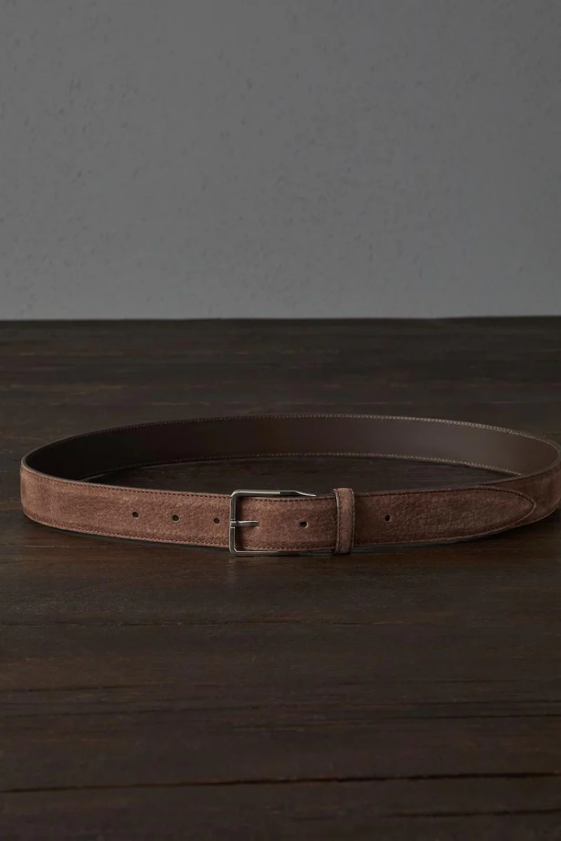 Brunello Cucinelli Men's Leather Belt MAUBE309
