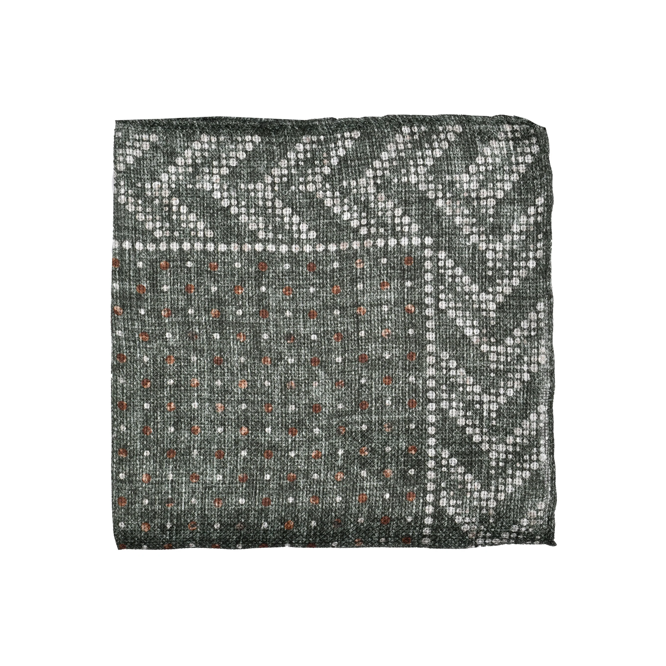 BRUNELLO CUCINELLI MEN'S LINEN BLEND POCKET SQUARE