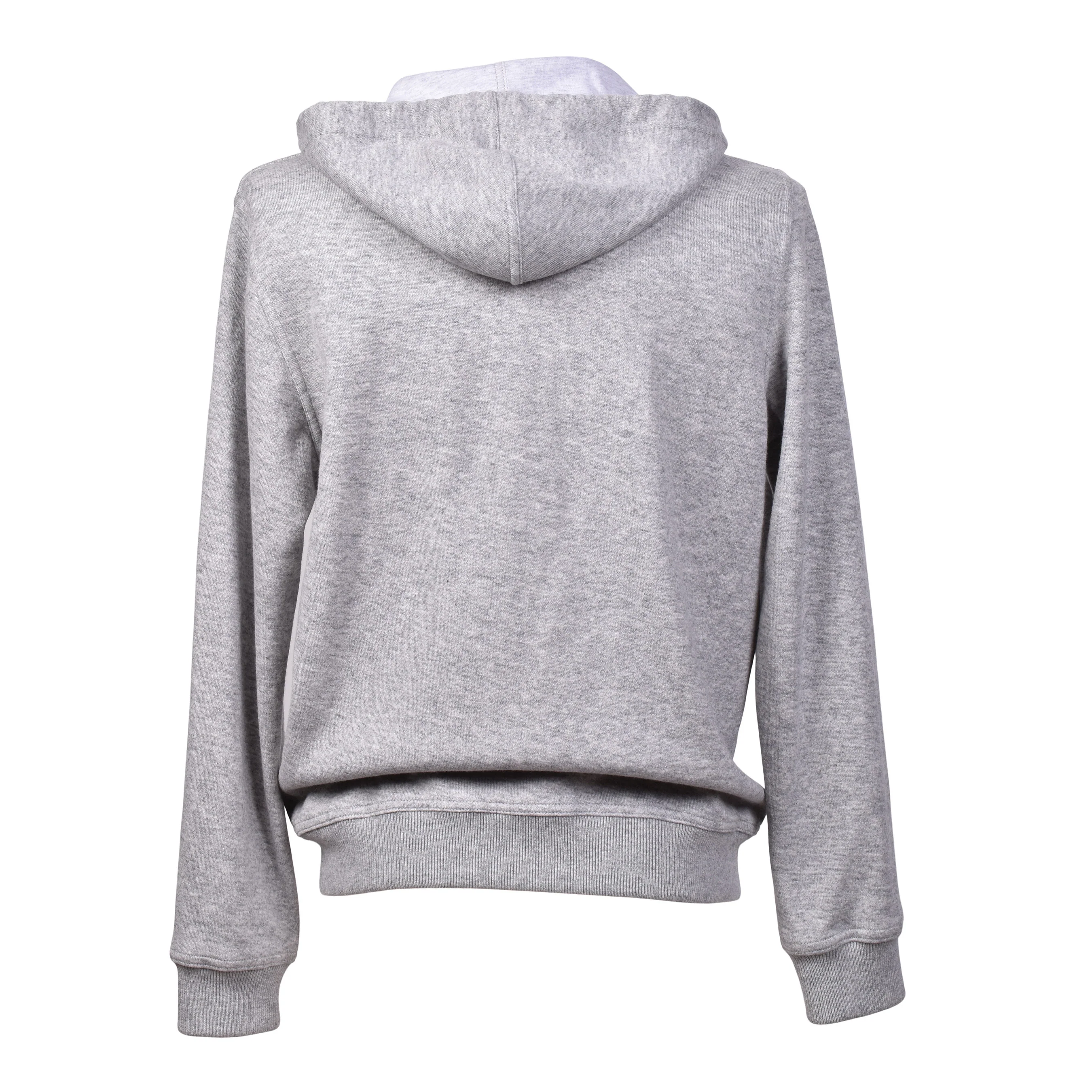 BRUNELLO CUCINELLI MEN'S LUXURIOUS GRAY CASHMERE BLEND ZIP UP HOODIE SWEATSHIRT - Image 2