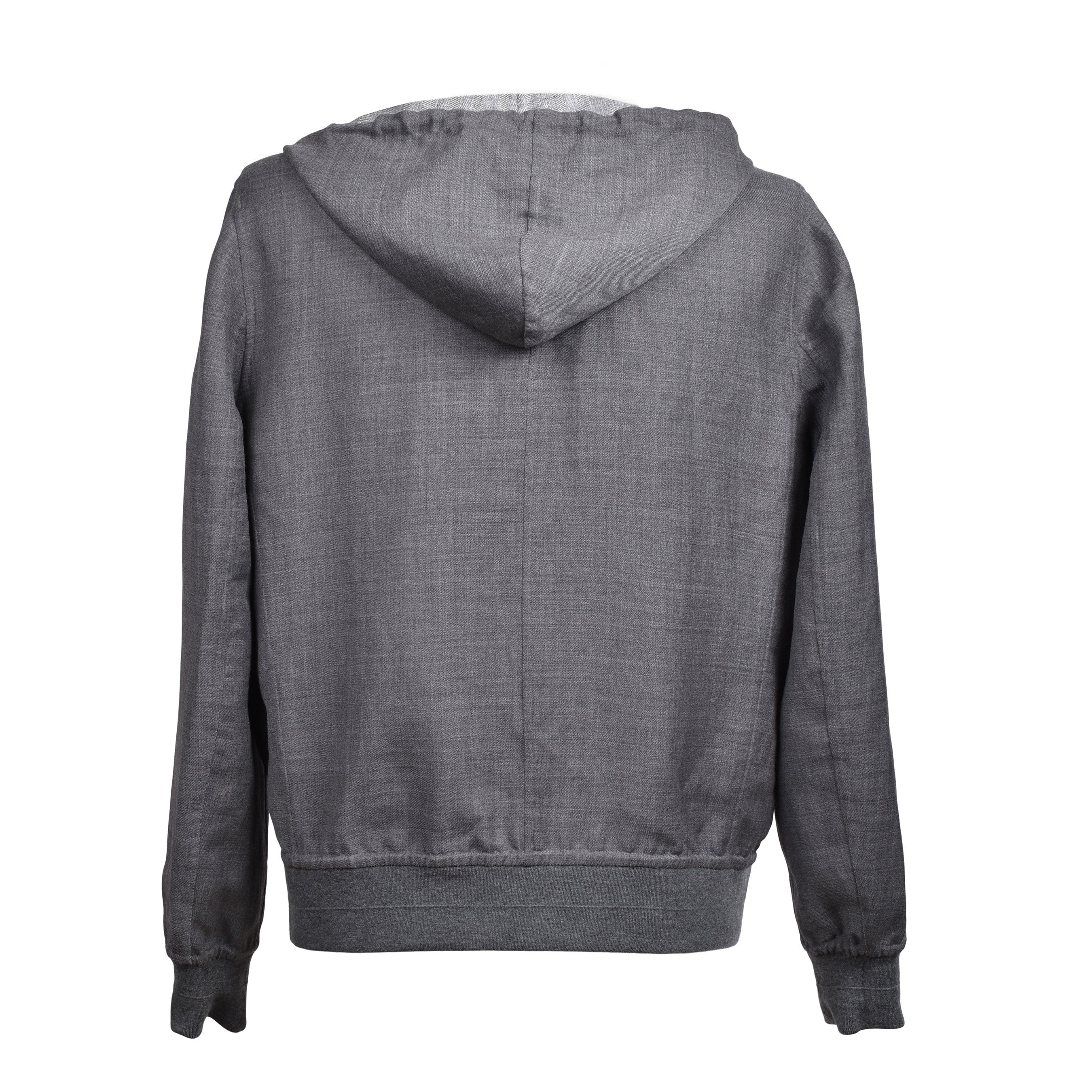 BRUNELLO CUCINELLI MEN'S LUXURIOUS TWO TONE REVERSIBLE HODDIE JACKET - Image 2