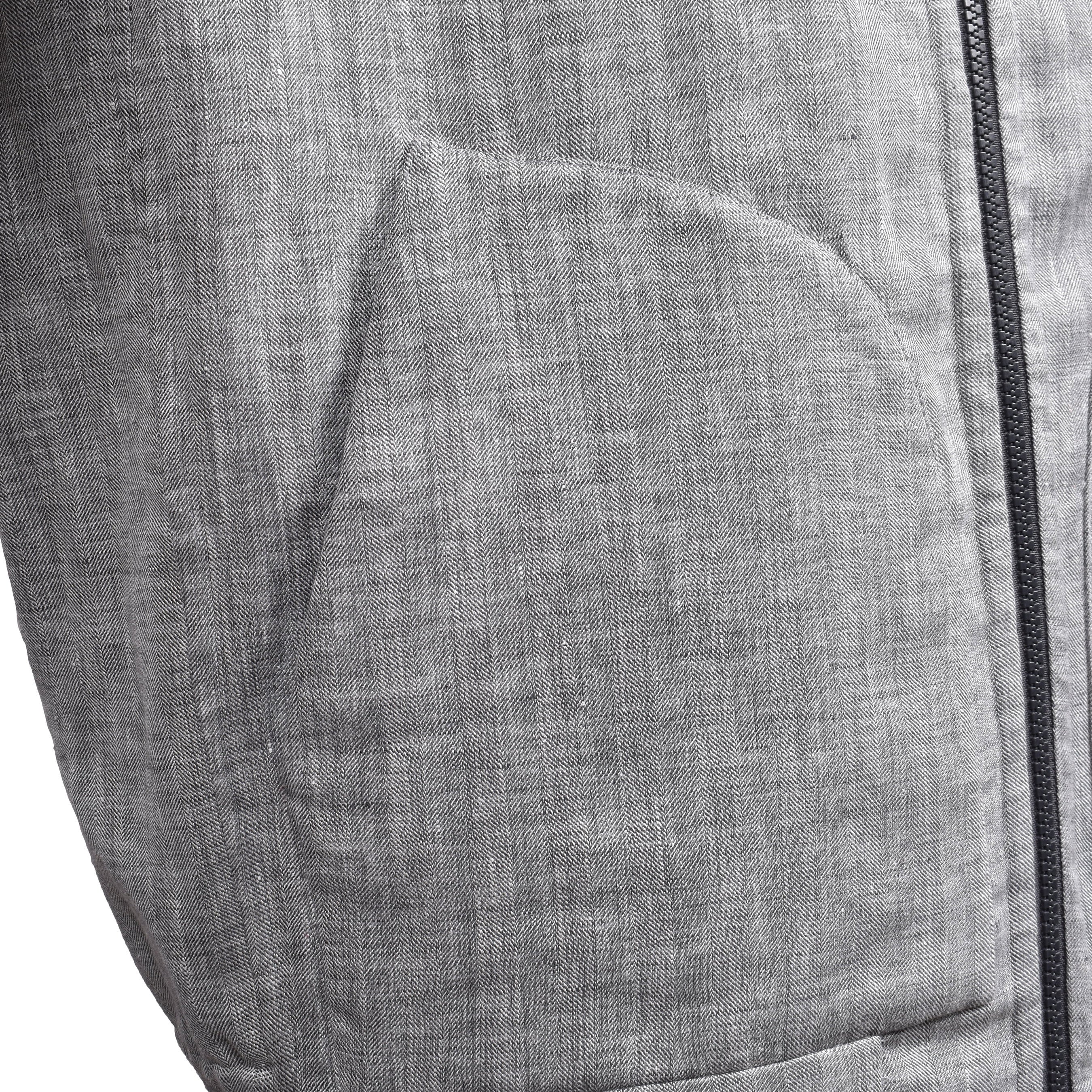 BRUNELLO CUCINELLI MEN'S LUXURIOUS TWO TONE REVERSIBLE HODDIE JACKET - Image 6