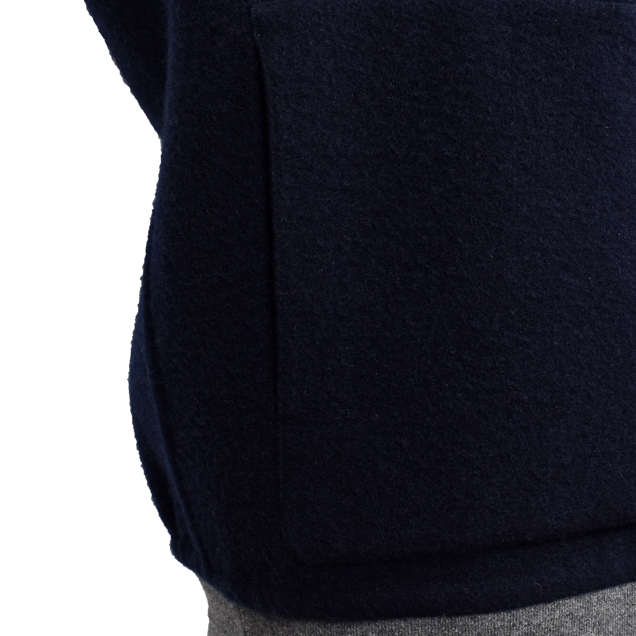 BRUNELLO CUCINELLI MEN'S NAVY GRAY CASHMERE REVERSIBLE VEST - Image 5