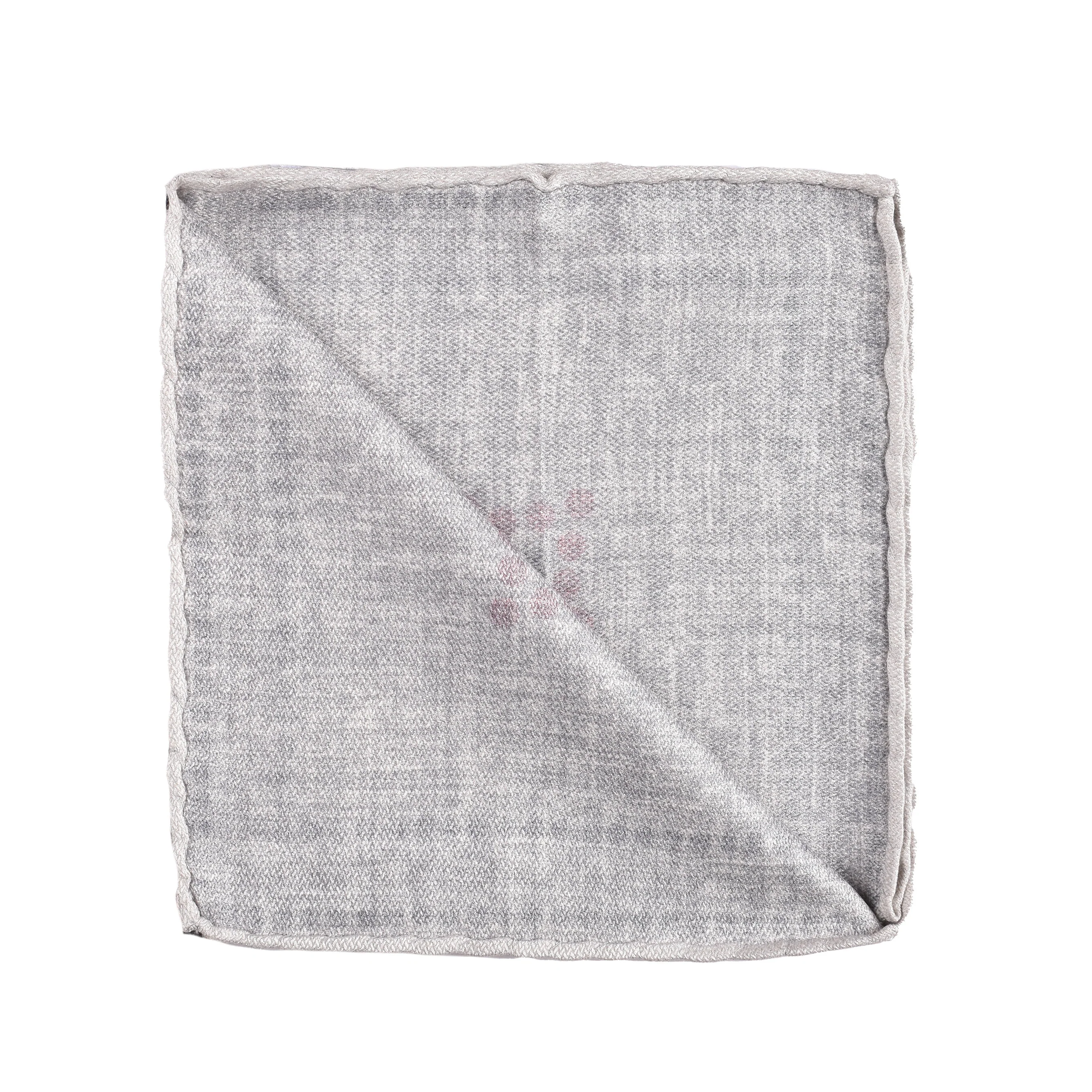 BRUNELLO CUCINELLI MEN'S PANAMA GINGER SILK POCKET SQUARE - Image 2