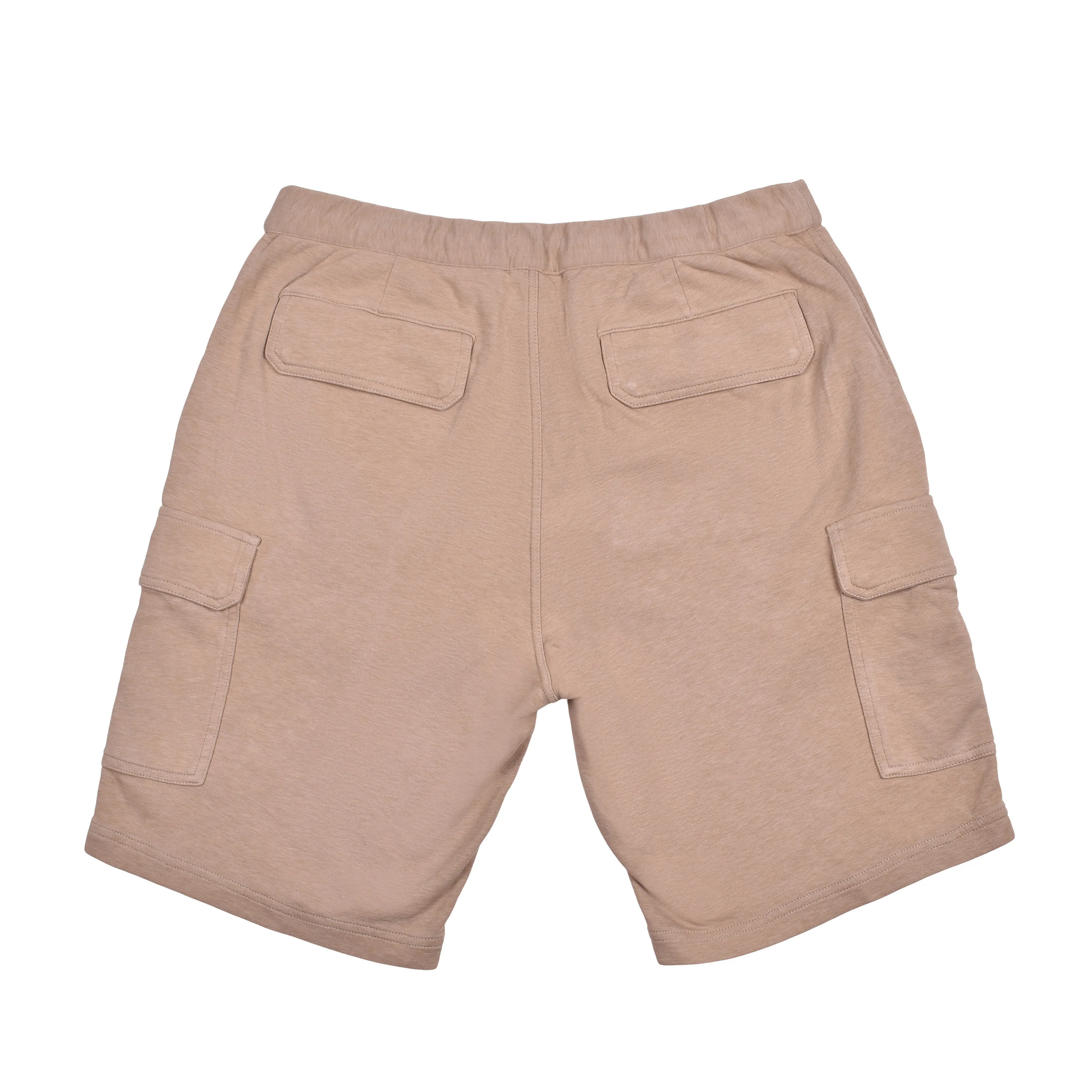 BRUNELLO CUCINELLI MEN'S BEIGE CARGO SHORTS - Image 2