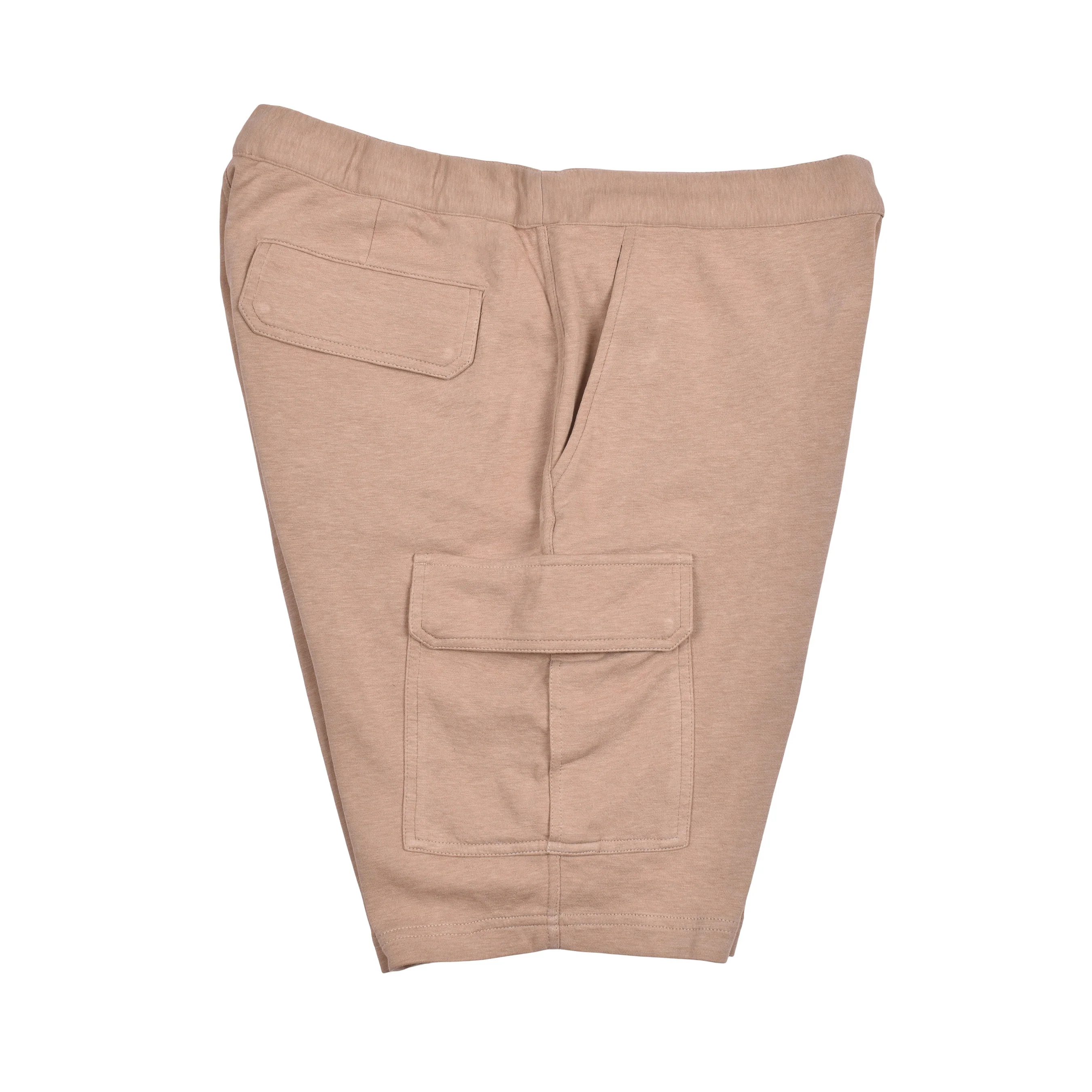 BRUNELLO CUCINELLI MEN'S BEIGE CARGO SHORTS - Image 3