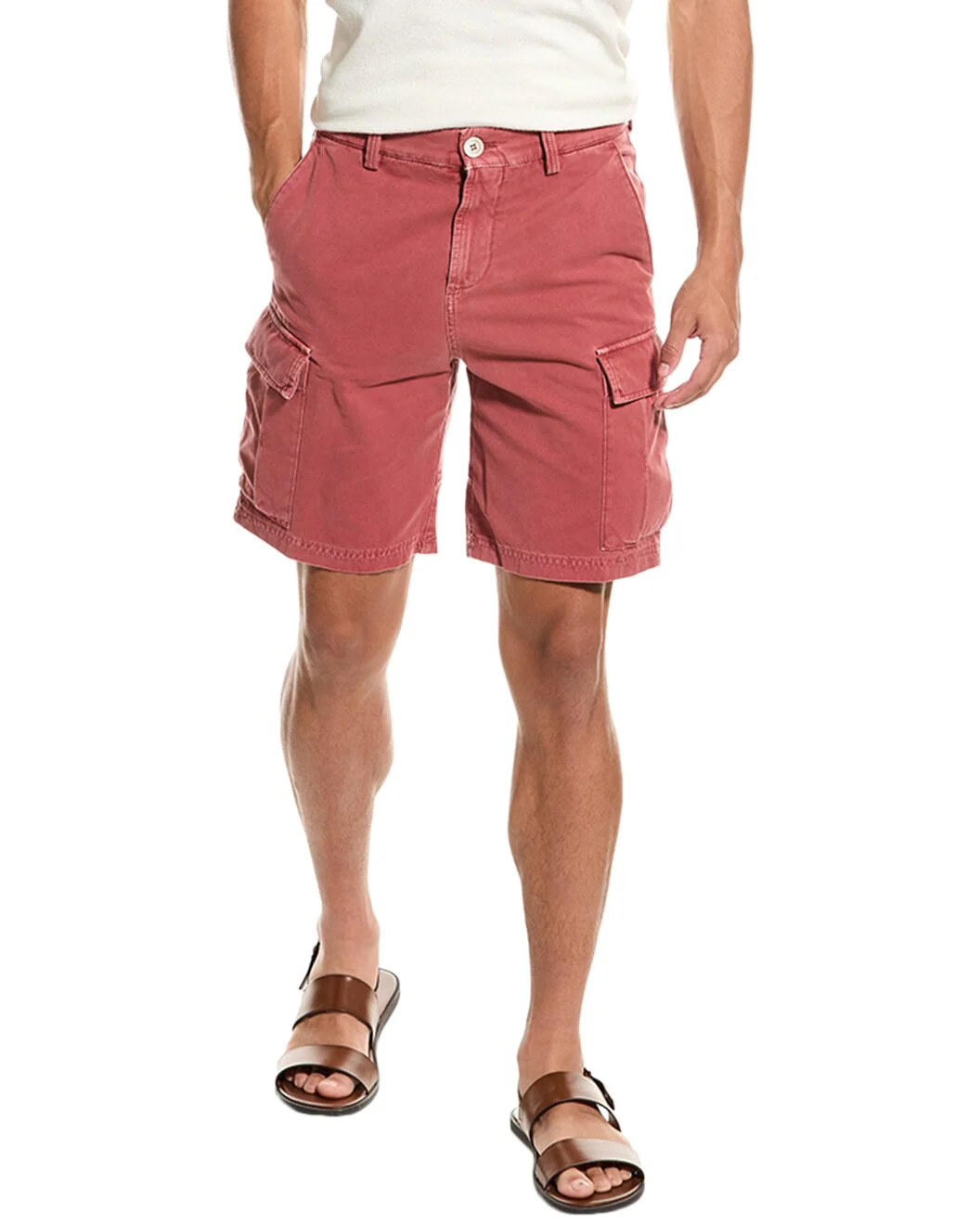BRUNELLO CUCINELLI MEN'S CURRANT CARGO BERMUDA SHORTS - Image 2