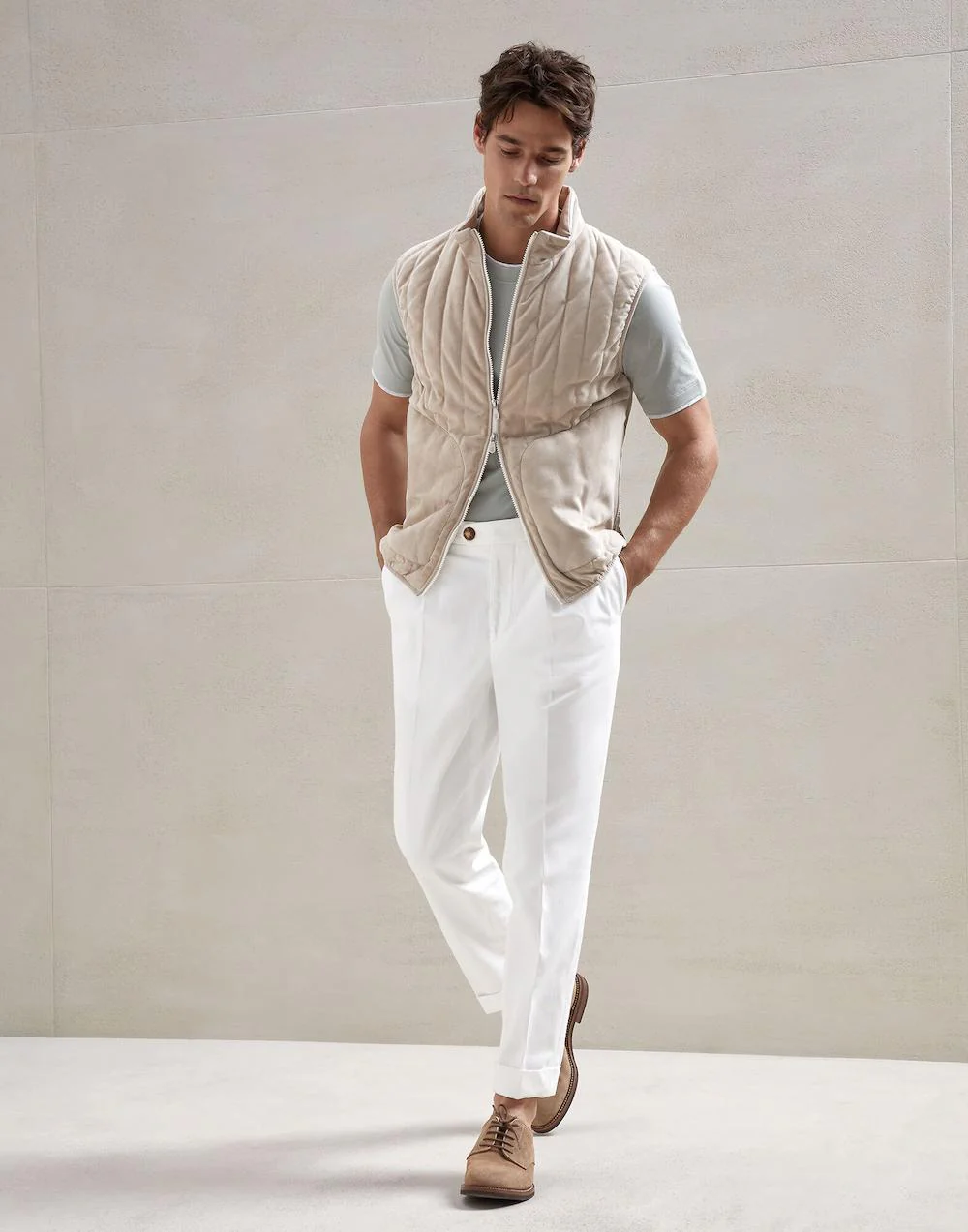 BRUNELLO CUCINELLI MEN'S PANTS M274DE1450_C2200 NWT - Image 3