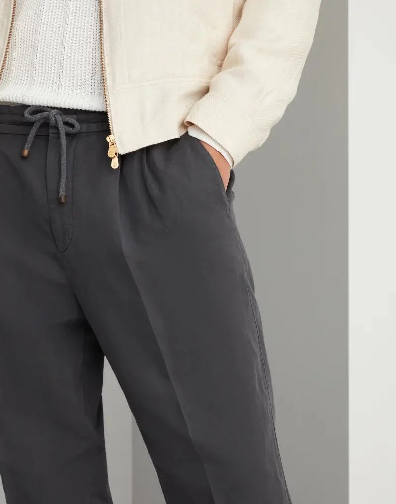 BRUNELLO CUCINELLI MEN'S PANTS M291DE1710_C6313 NWT - Image 2