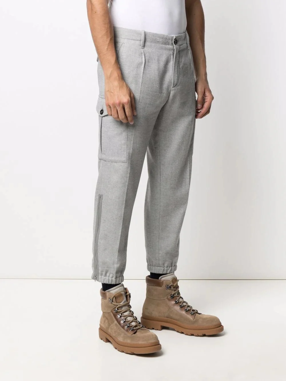 BRUNELLO CUCINELLI MEN'S PANTS ME251H0640_C1002 NWT - Image 3