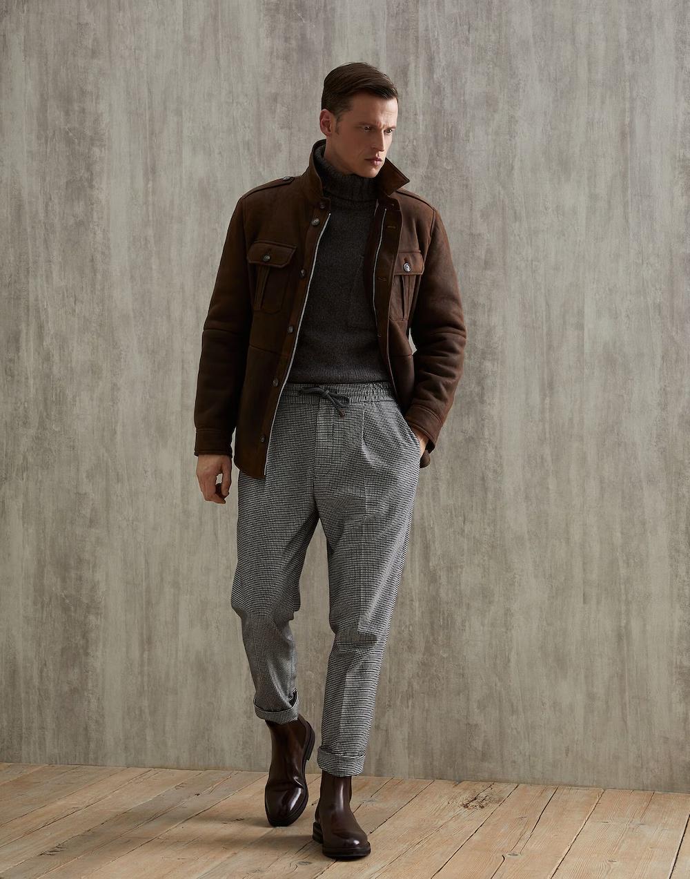 BRUNELLO CUCINELLI MEN'S PANTS ME252E1740_C1000 NWT - Image 3