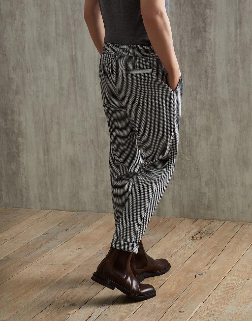 BRUNELLO CUCINELLI MEN'S PANTS ME252E1740_C1000 NWT - Image 4