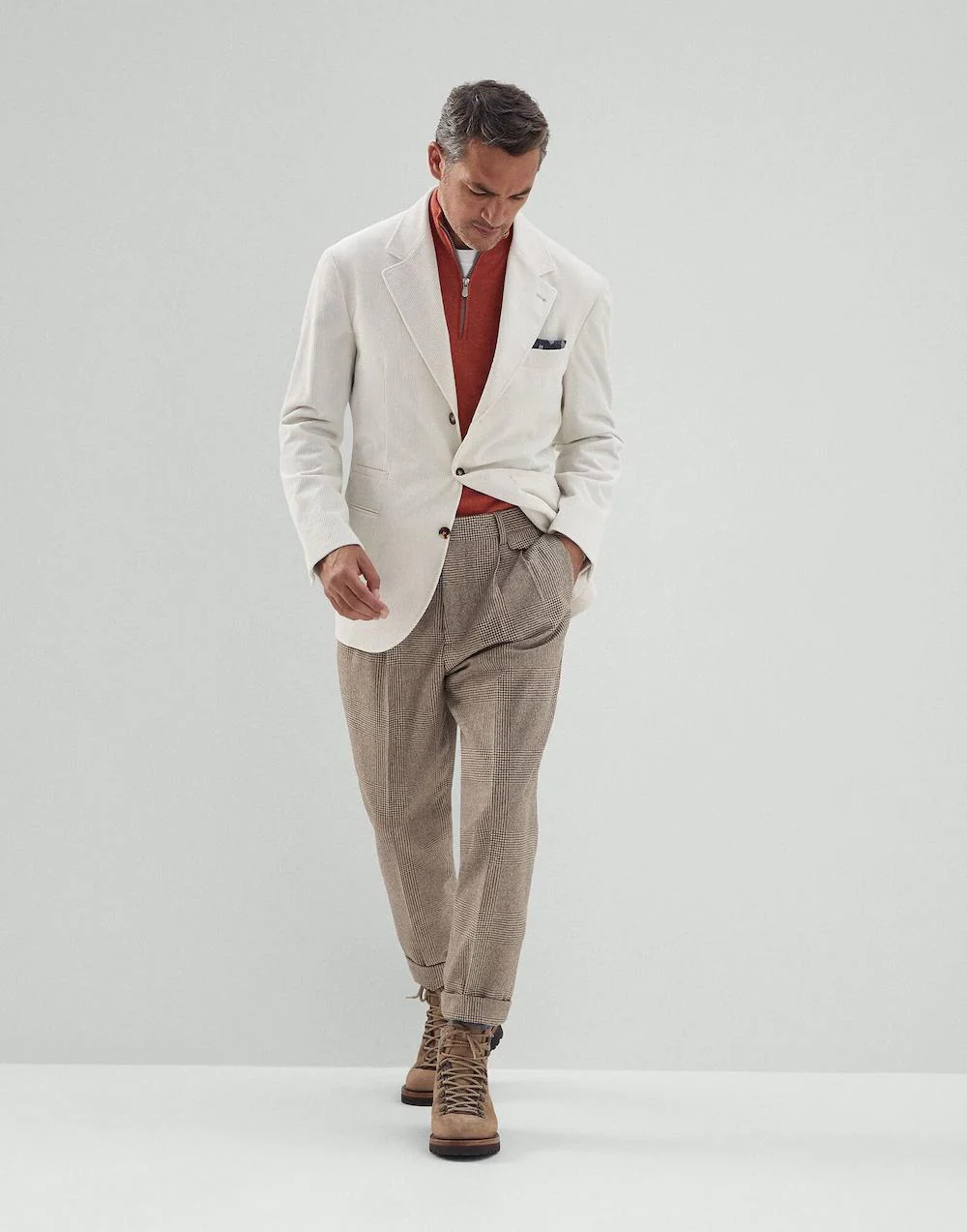 BRUNELLO CUCINELLI MEN'S PANTS ME257E1920_C006 NWT - Image 3