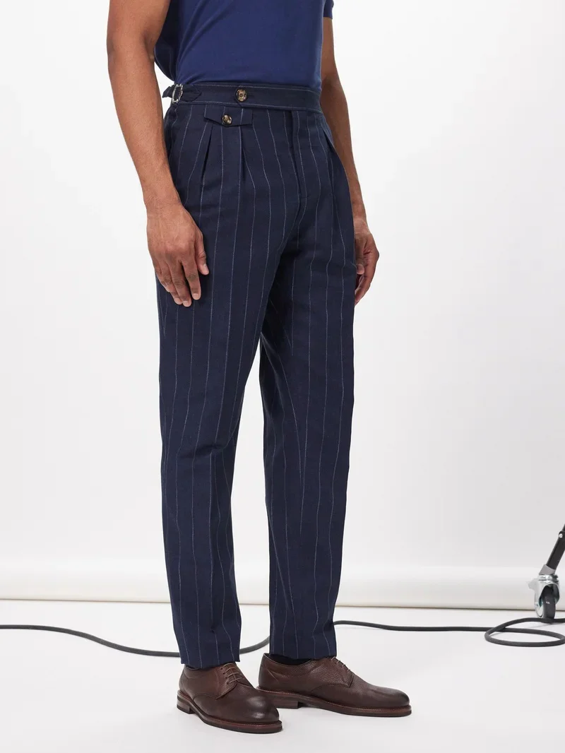 BRUNELLO CUCINELLI MEN'S PANTS ME259E1920_C003 NWT - Image 4